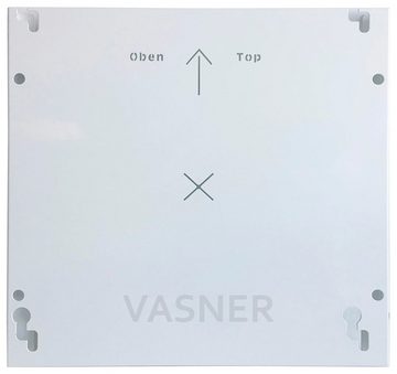 Vasner Infrarotheizung Zipris SR LED 700, 700 W, rahmenlose Spiegelheizung mit Licht