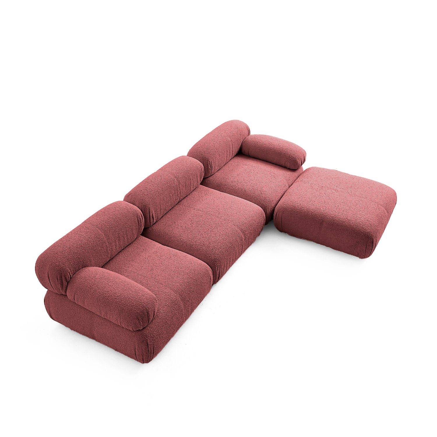Aufbau aus Rotbraun-Lieferung und im Komfortschaum Generation Touch Sofa enthalten! Sitzmöbel Preis neueste me Knuffiges