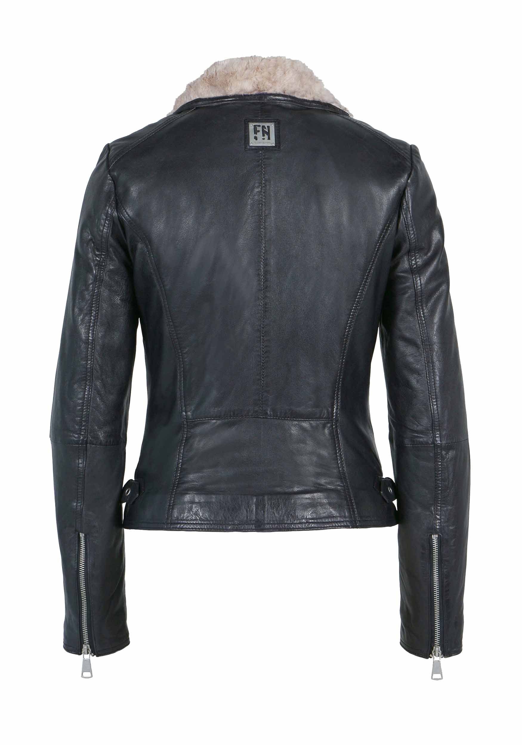 Bikerjacke Princess Biker nachtblau Freaky Nation Winter