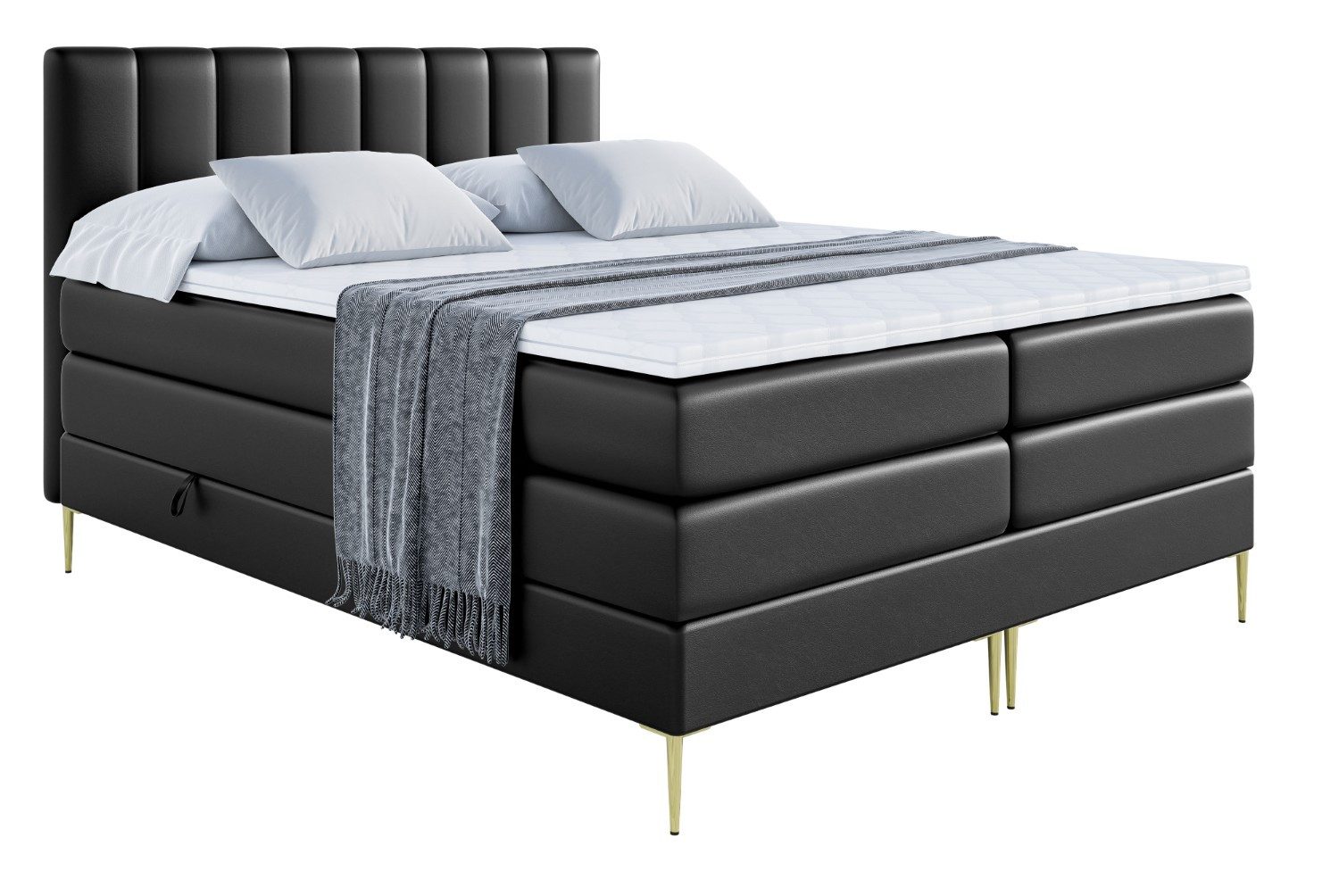 ALTDECOR Boxspringbett OTTA-F KING (Multipocket-Matratze H4, günstig online kaufen