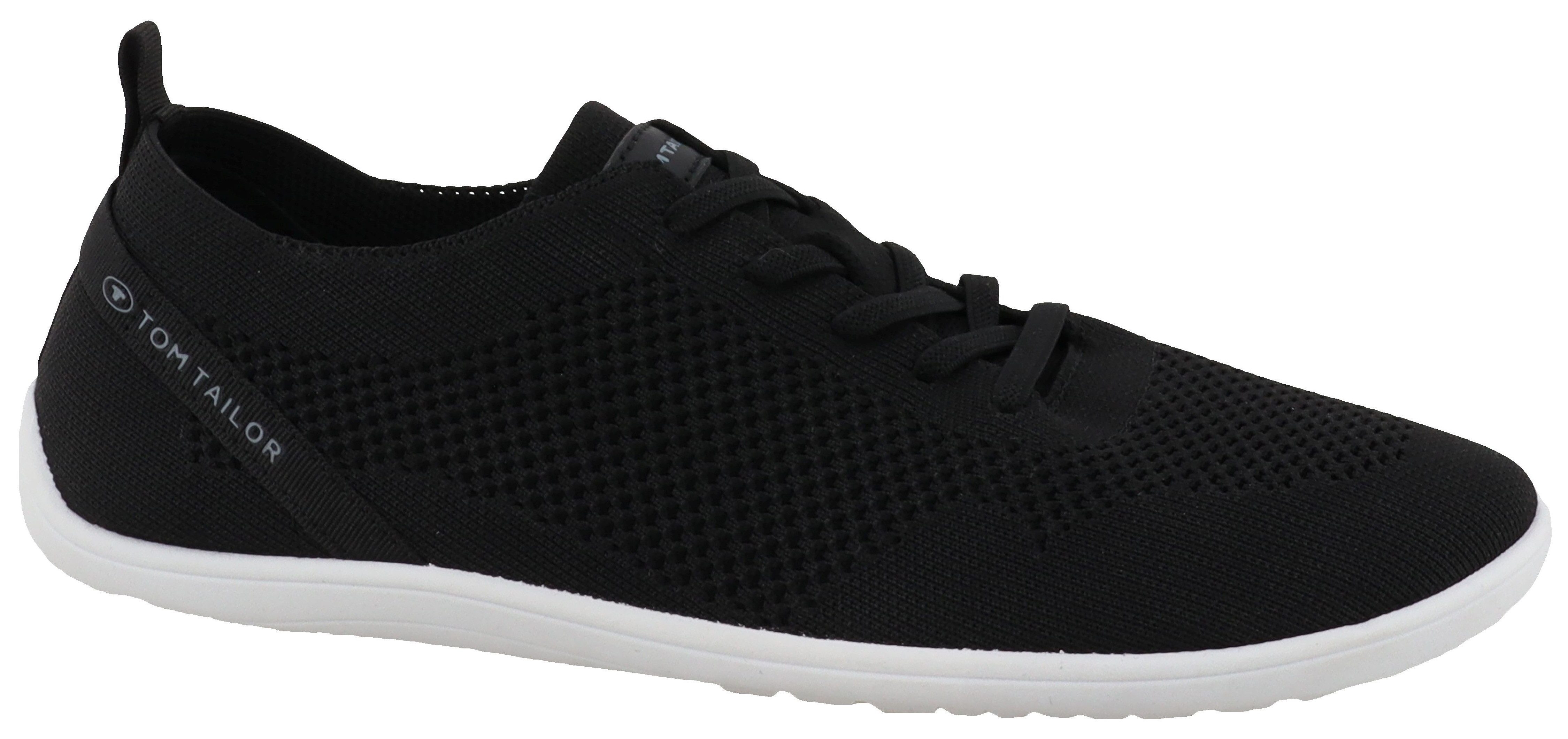 TOM TAILOR Kawelo Barfußschuh Freizeitschuh, Halbschuh, Schnürschuh mit Logoschriftzug