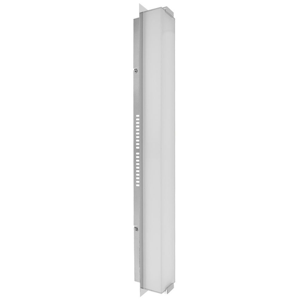 GLOBO LIGHTING LED Wandleuchte, LED-Leuchtmittel fest verbaut, Warmweiß, Wandlampe Wandleuchte LED Schlafzimmerlampe Wohnzimmerlampe Glas Chrom