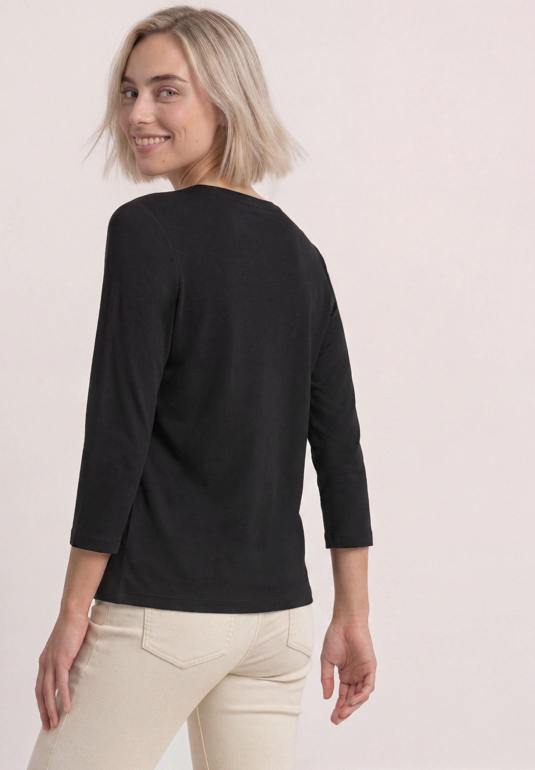 STREET ONE 3/4-Arm-Shirt mit Rundhalsausschnitt – Bild 2 von 5