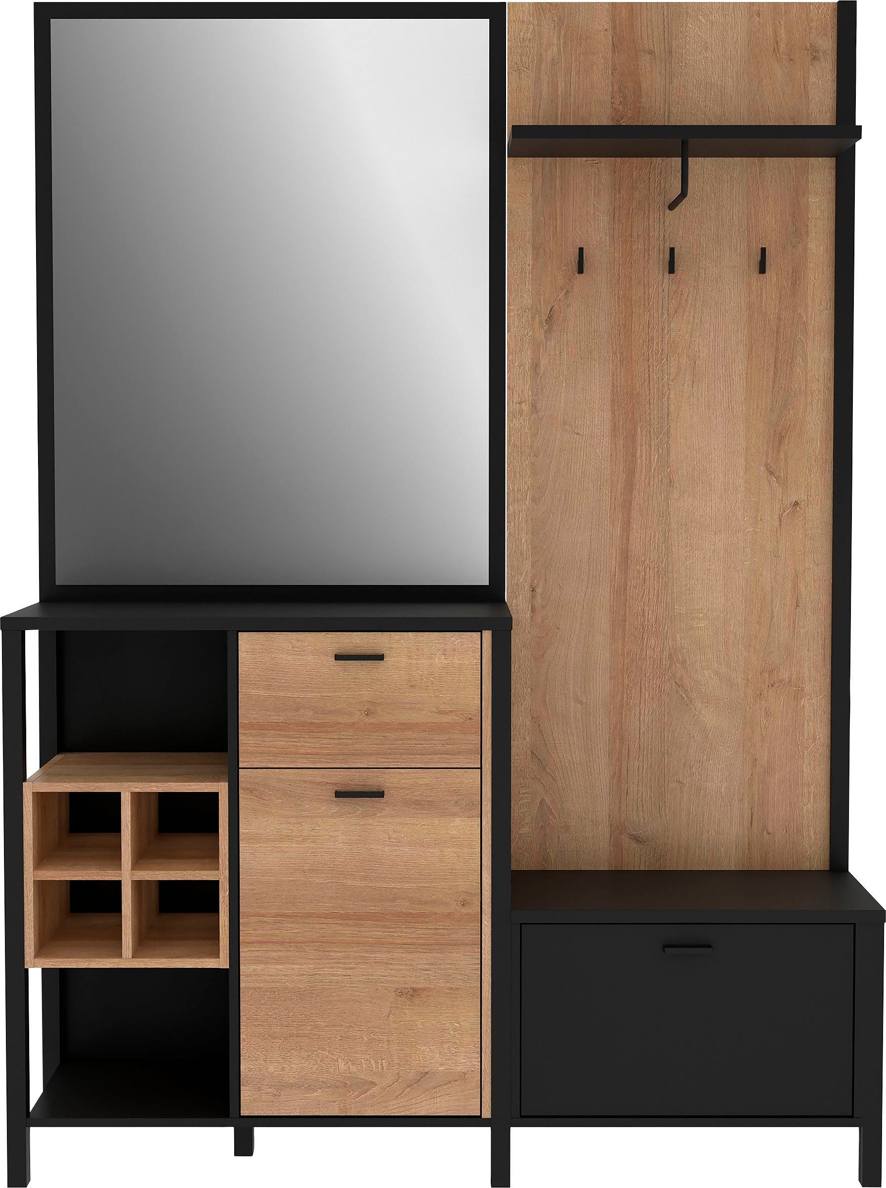 FORTE Kompaktgarderobe High Rock Breite 144,5 cm