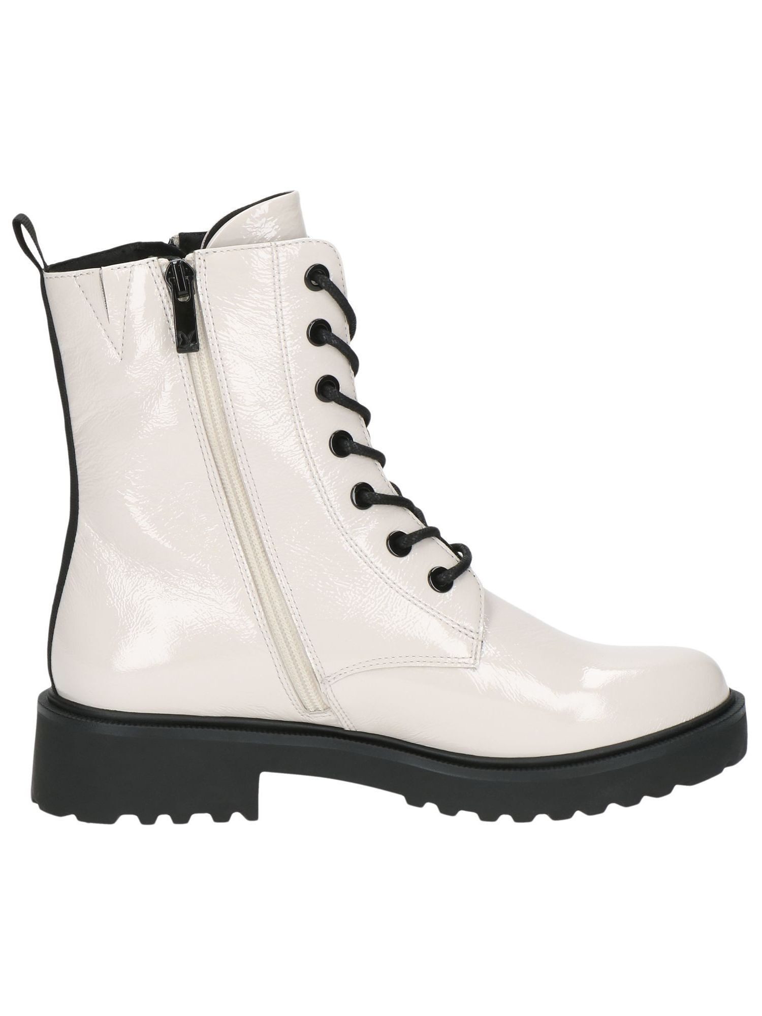 Caprice aus Leder Blockabsatz 9-25217-43 Schnürstiefelette