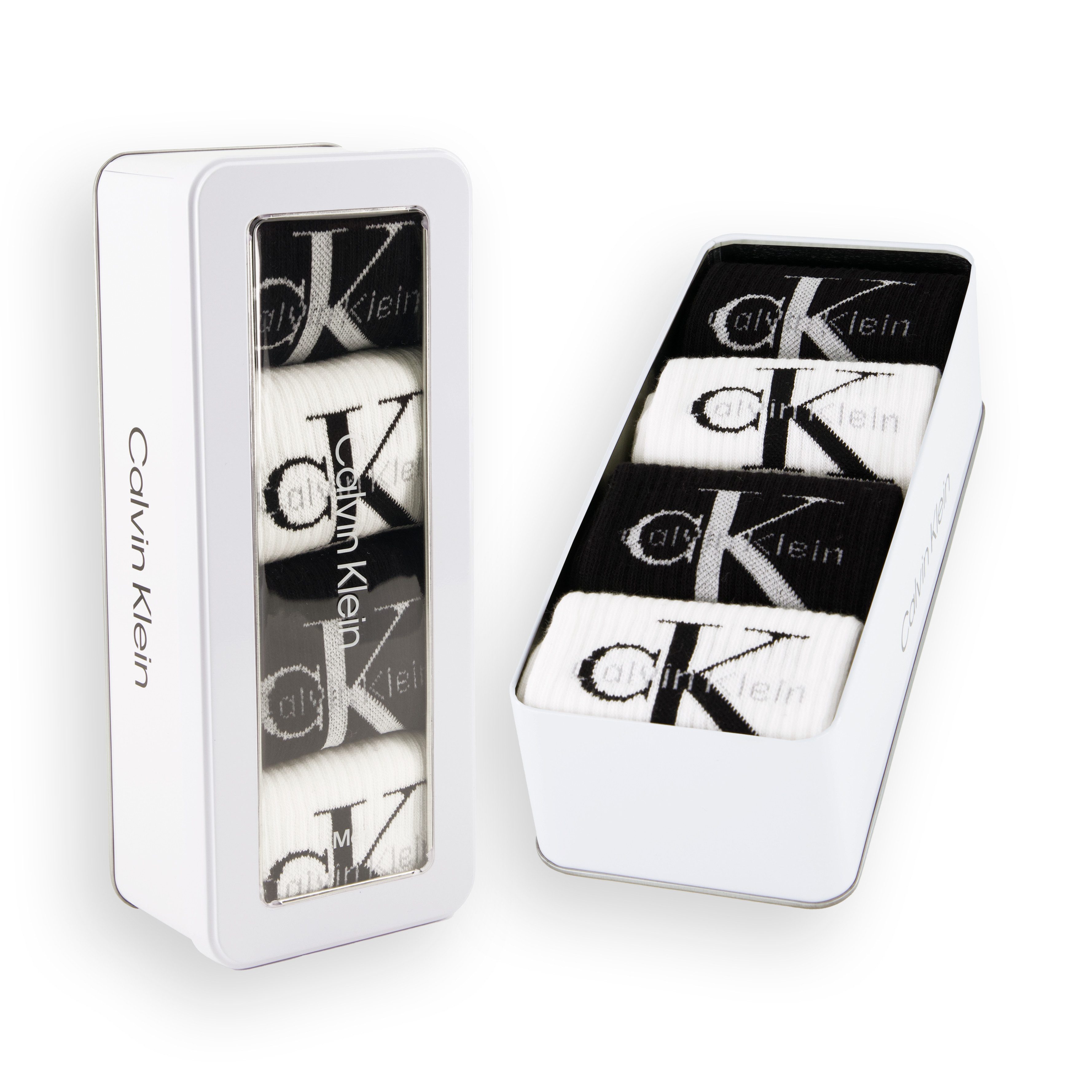 Calvin Klein Jeans Socken CKJ MEN SOCK 4P GIFTBOX MONOLOGO (4er Pack) günstig online kaufen
