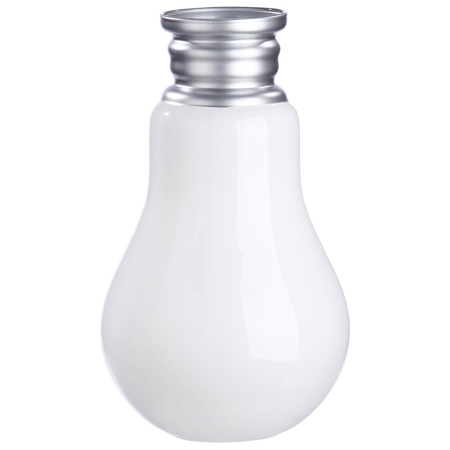 GILDE Dekovase RETRO Vase - weiß günstig online kaufen