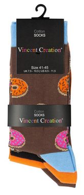 Vincent Creation® Socken (3-Paar) im Donut Design