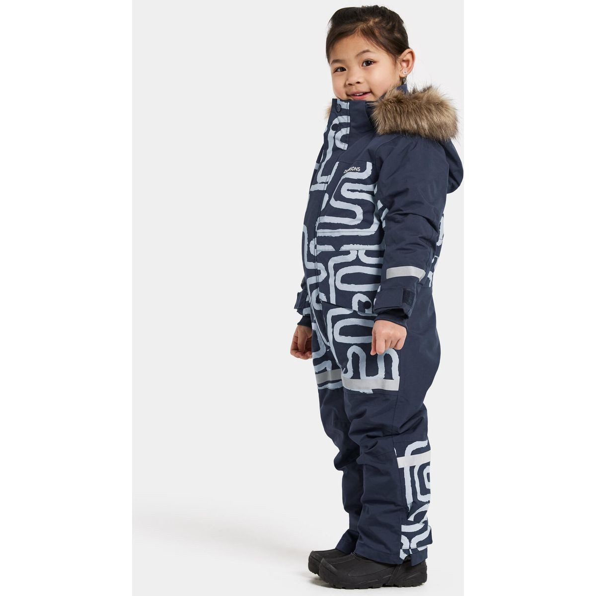 Didriksons Schneeoverall Bjärven PR K COV 2 Funktionaler Kinderoverall für Outdoor-Aktivitäten mit wasser- und