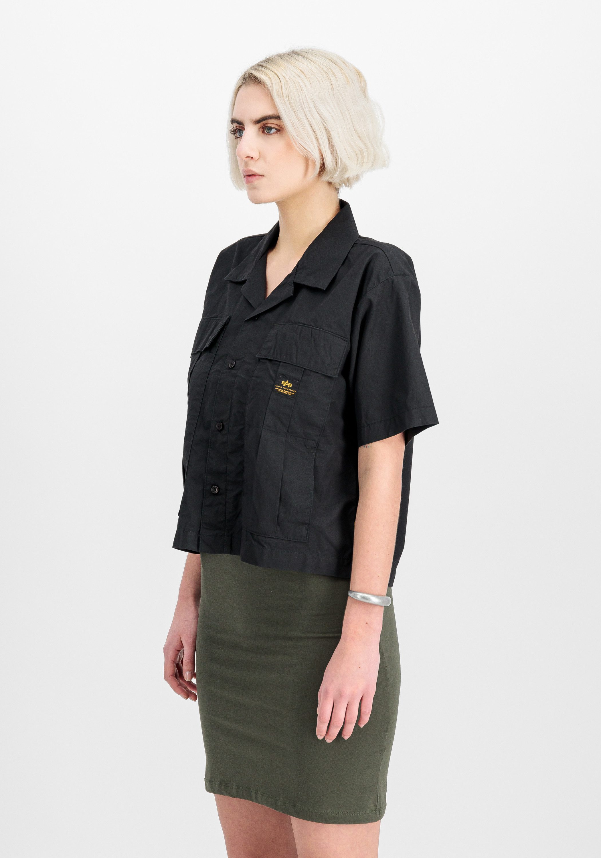 Alpha Industries Print-Shirt Short Sleeve Cargo Shirt W