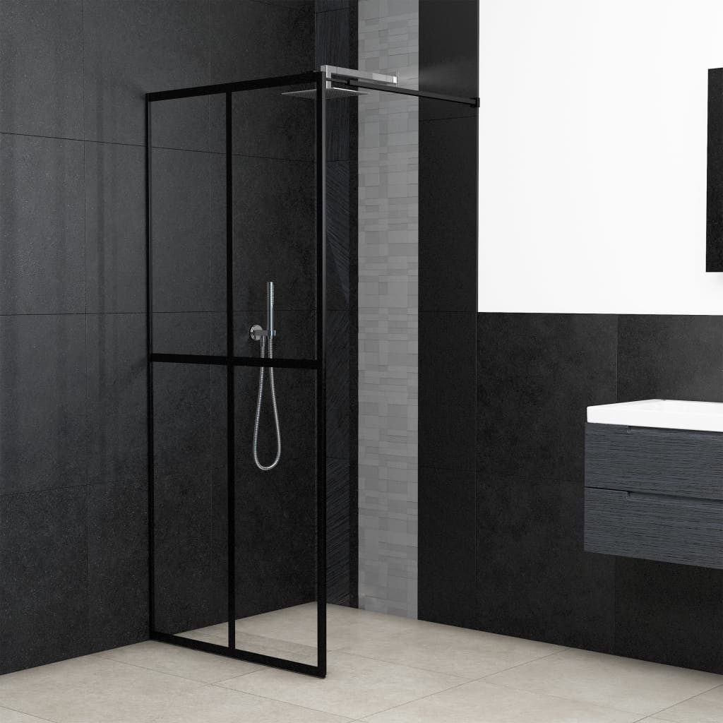 vidaXL Duschwand Duschwand für Walk-in Dusche Klares Sicherheitsglas 90x195 cm