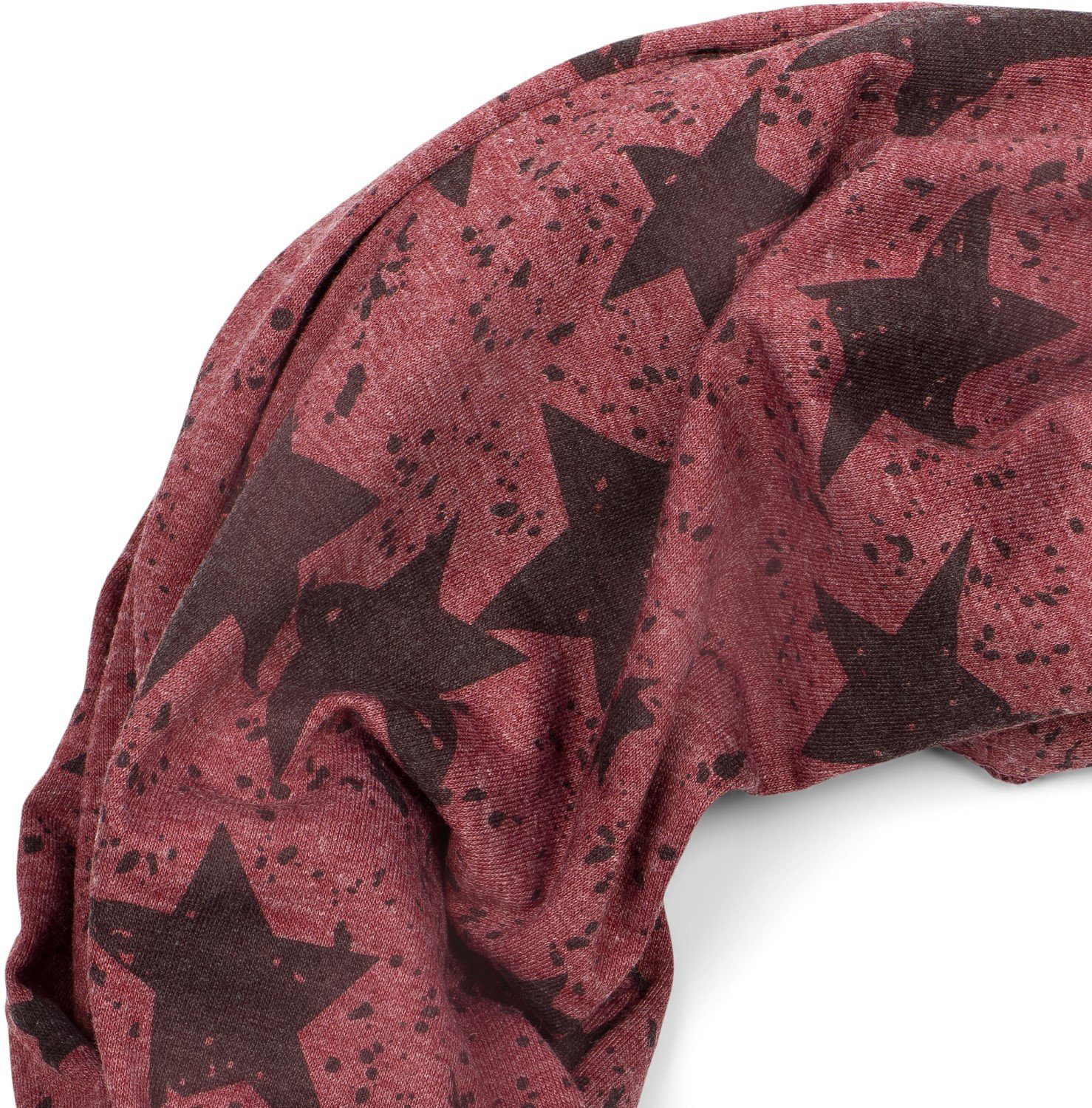 styleBREAKER Loop Loop Schal mit Sterne günstig online kaufen