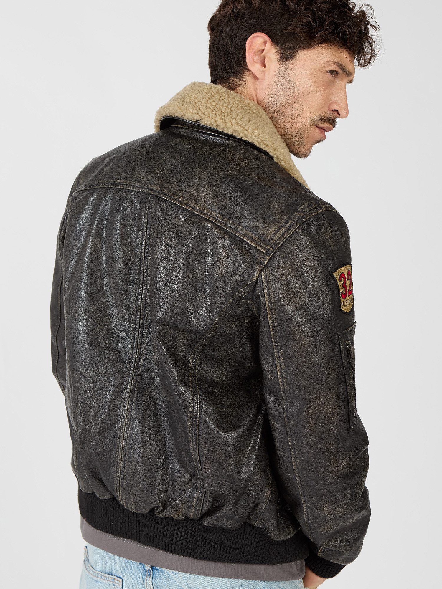 MUSTANG Lederjacke Karlstad