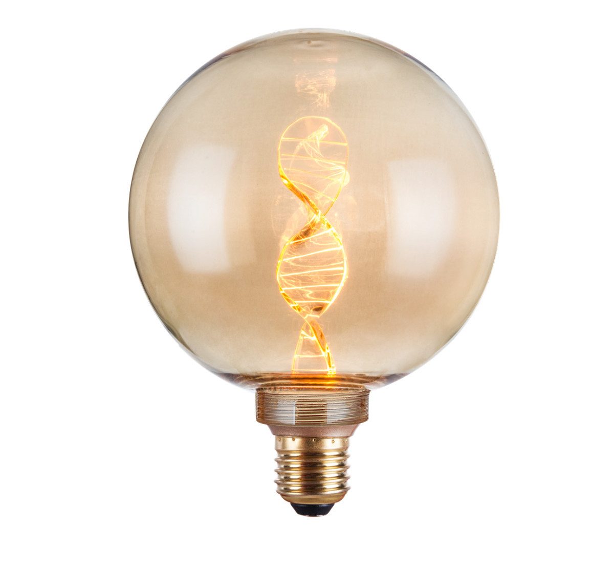 ENOVALITE LED-Leuchtmittel LED Filament Leuchtmittel, E27, 4 W, 120 lm, warmweiß, dimmbar, E27, Warmweiß