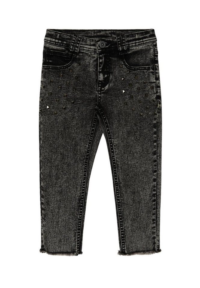 Kante, gealtertem Denim Höchste Jeans Qualität, Gulliver Maschinenwäsche geeignet mit Bequeme für Grau Hose