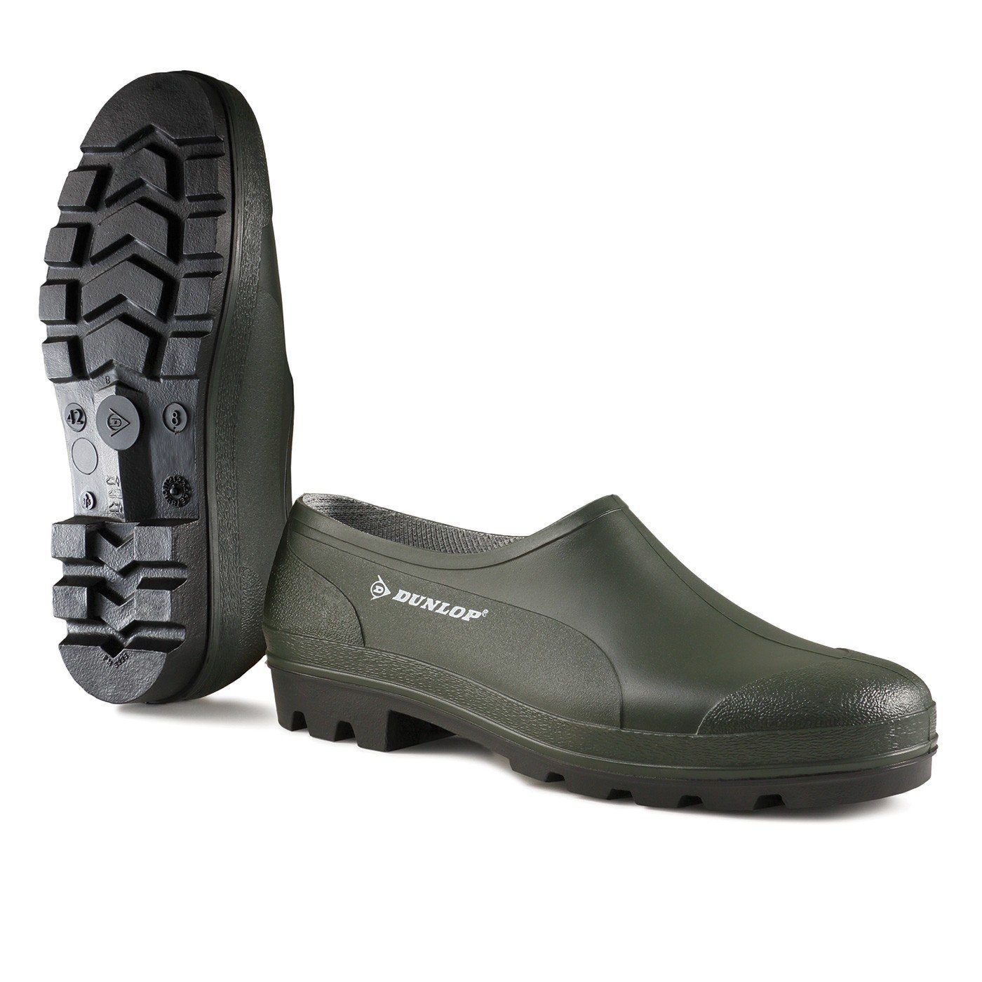 Dunlop Dunlop PVC-Galosche Bicolour Wellie Shoe grün Clog günstig online kaufen