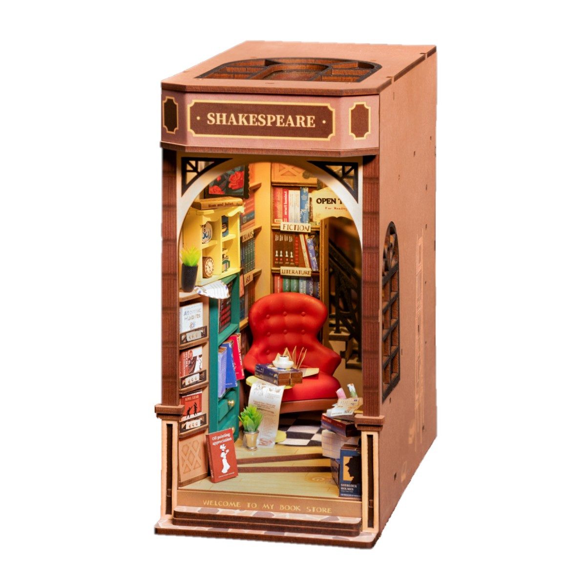ROLIFE 3D-Puzzle Book Nook "Bookstore", 194 Puzzleteile