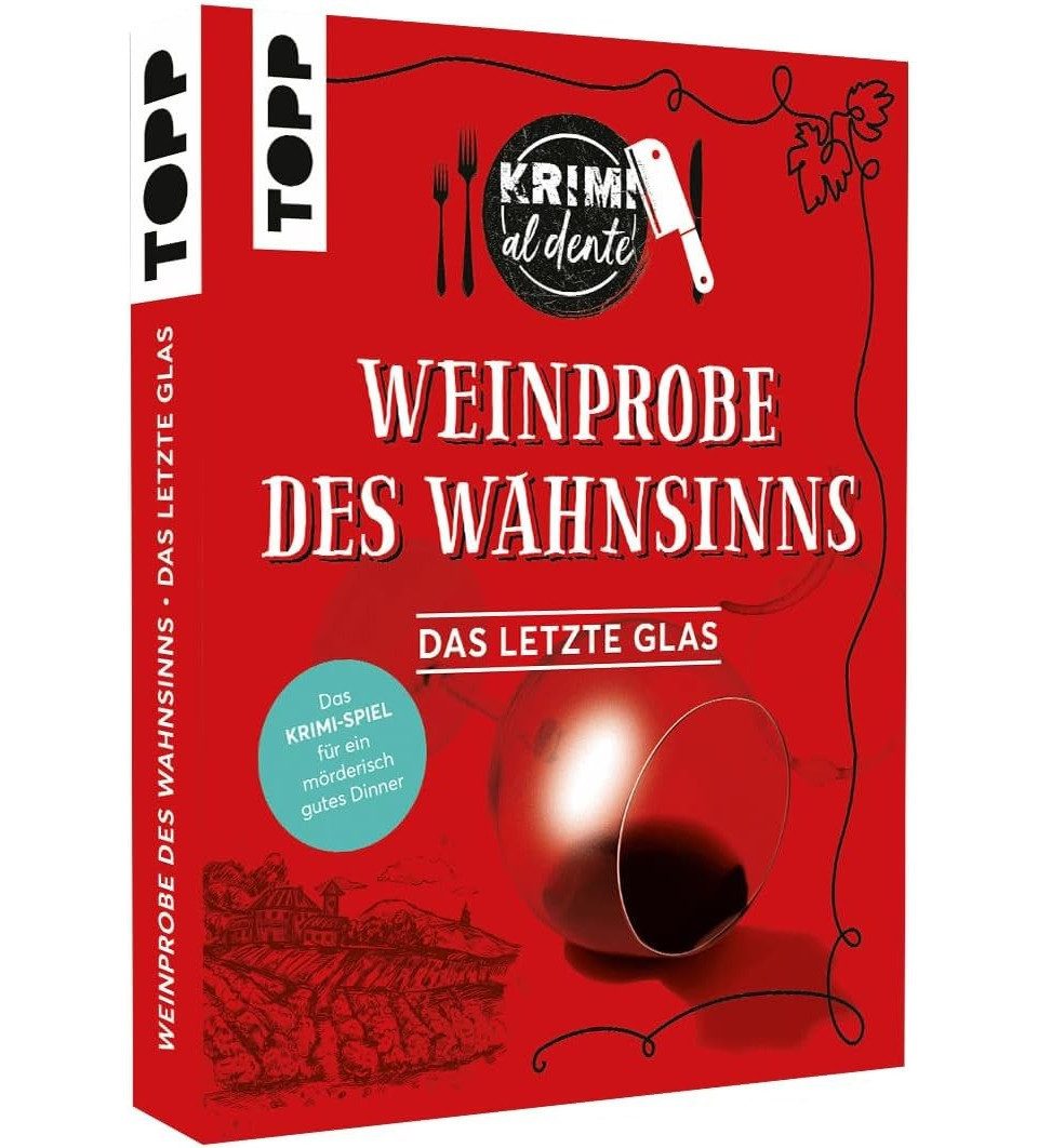 frechverlag Spiel Krimi al dente: Weinprobe des Wahnsinns - Das letzte Glas