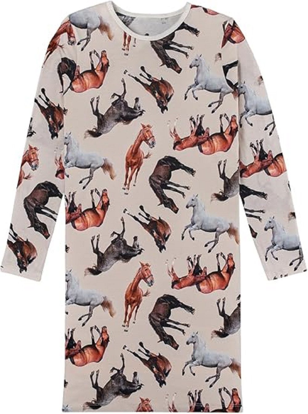 Schiesser Nachthemd Sleepshirt Pferde allover Gr. günstig online kaufen