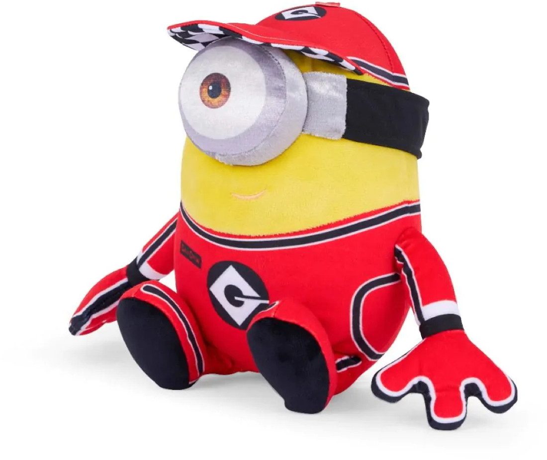 Schmidt Spiele Plüschfigur Plüsch Stofftier Minions 4 Pit Crew 28 cm 42764