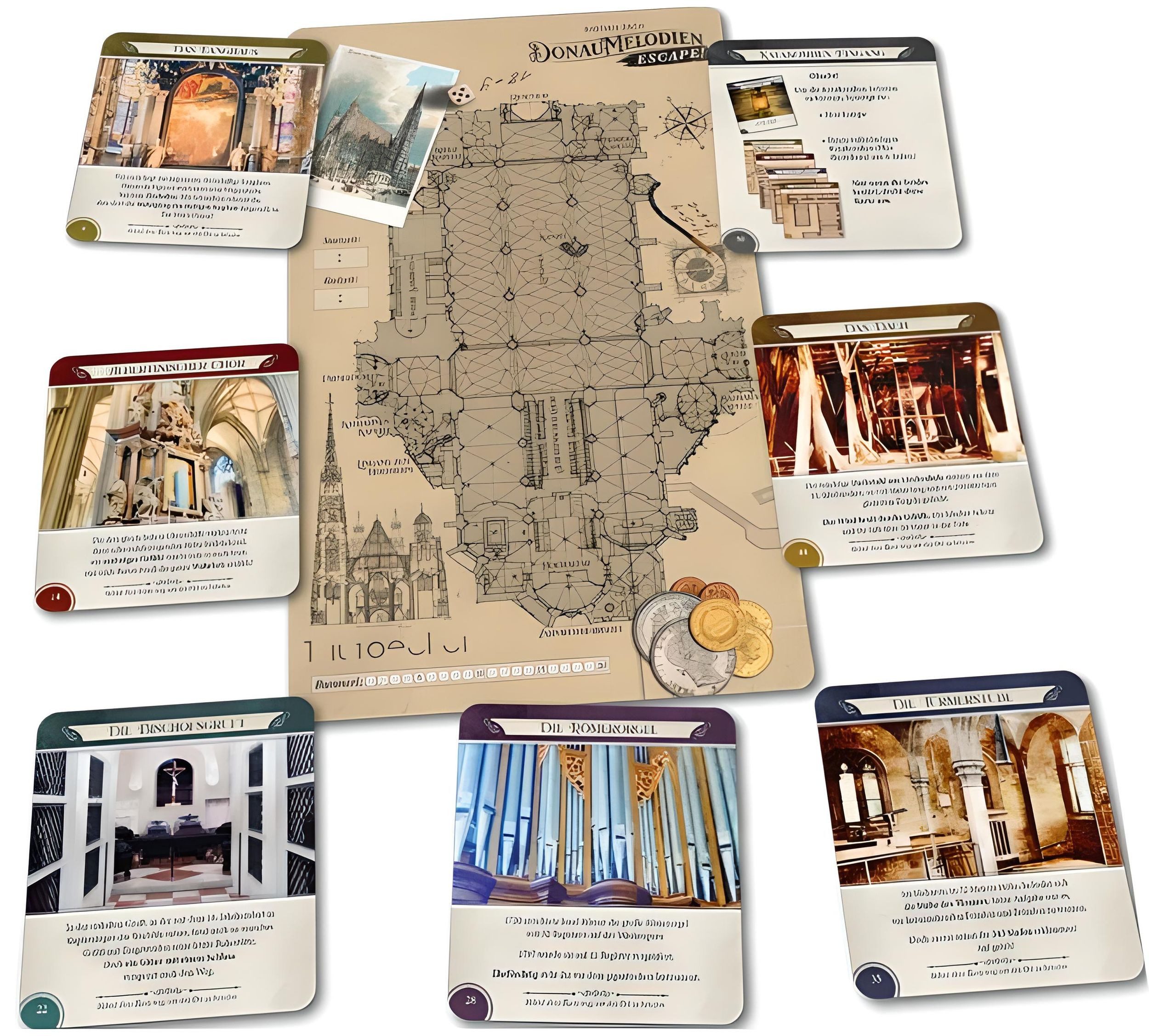 GMEINER Spiel Donaumelodien Escape - Der Schatz im Stephansdom