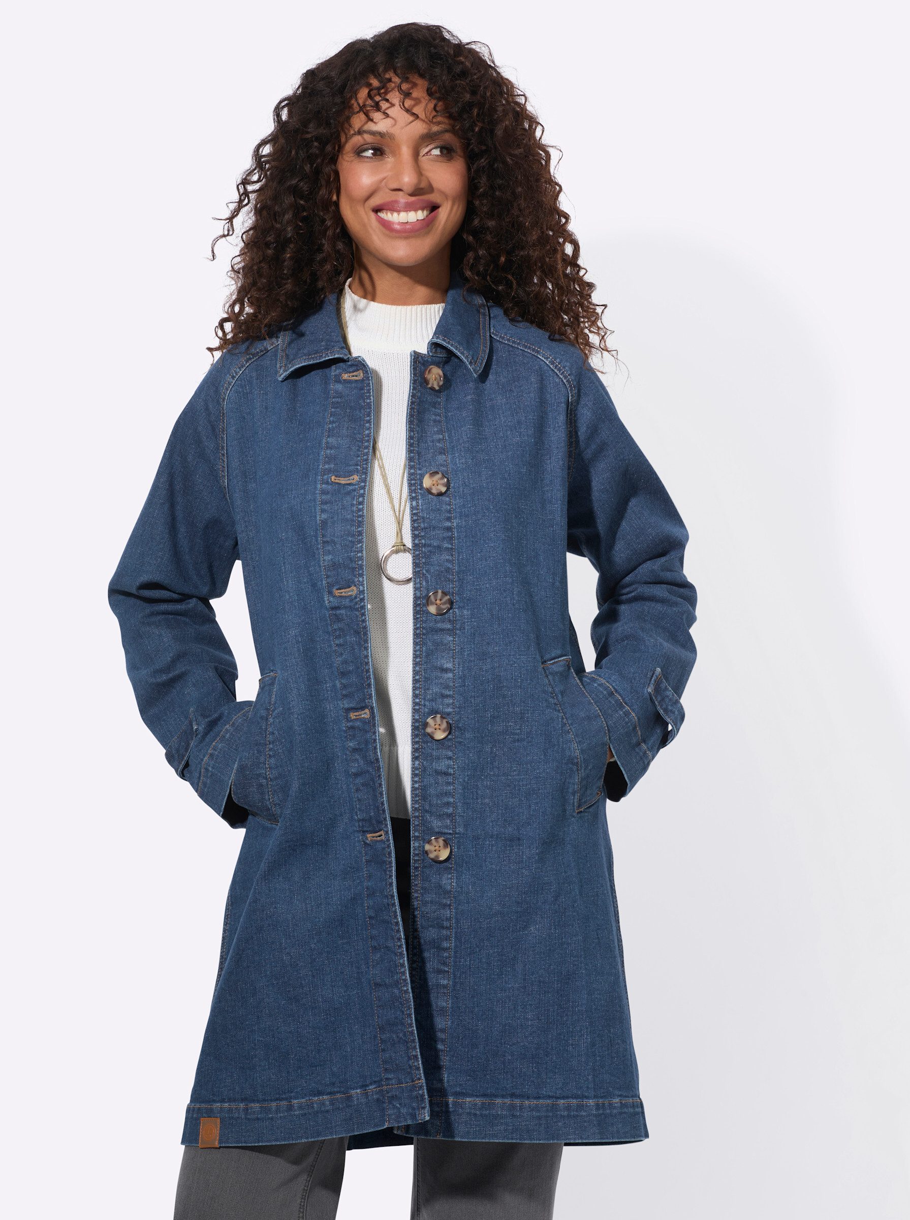 Witt Langmantel Jeans-Mantel