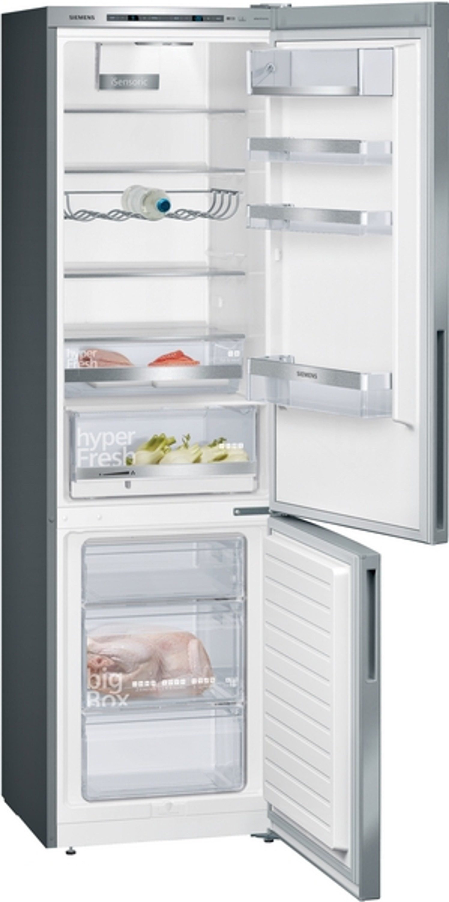 SIEMENS Kühl-/Gefrierkombination iQ500 KG39E8IBA, 201 cm hoch, 60 cm breit