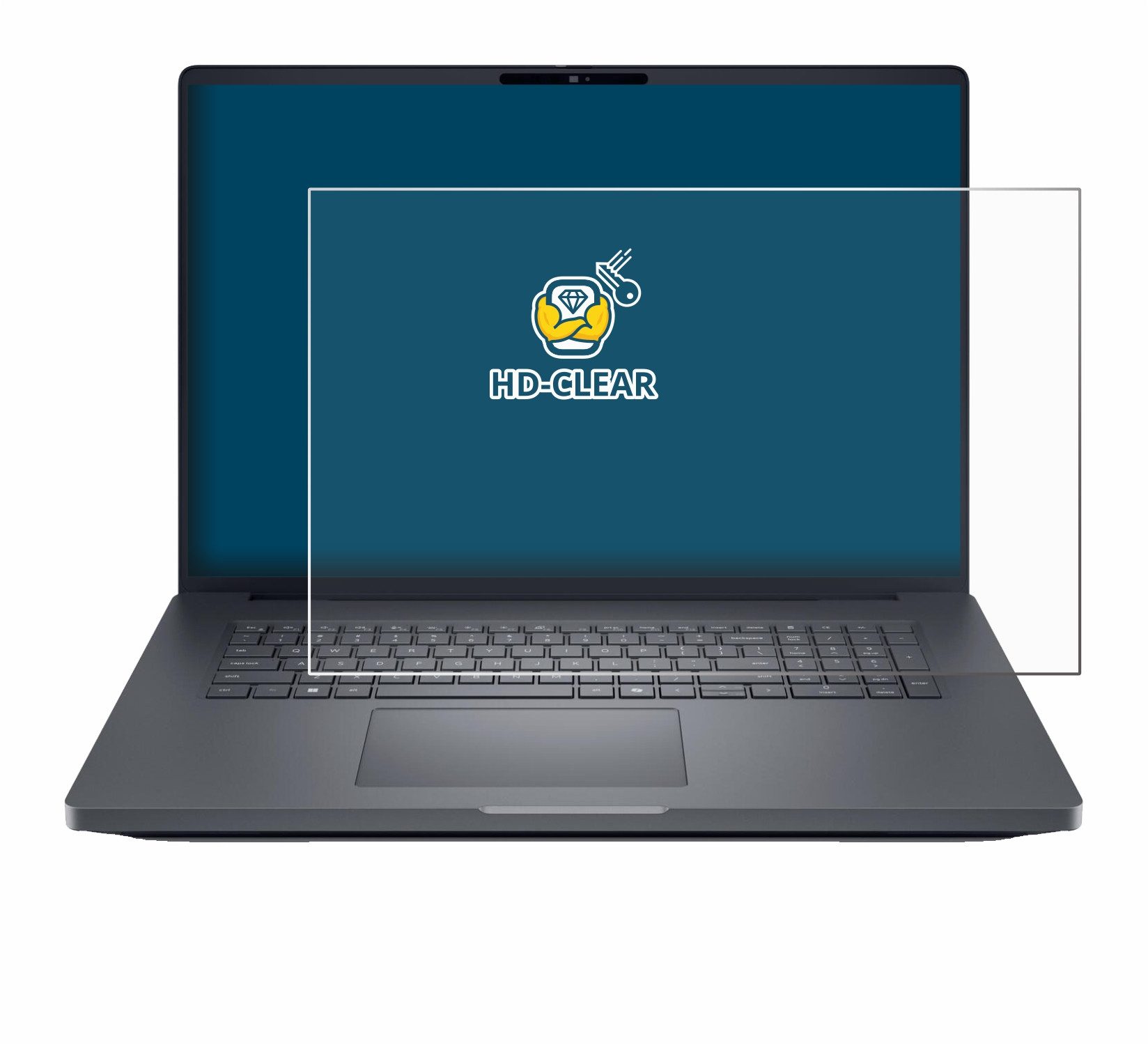 BROTECT Displayschutzfolie Schutzfolie für Dell Pro Max Plus 18, Displayschutz Schutz Folie Klar Transparent