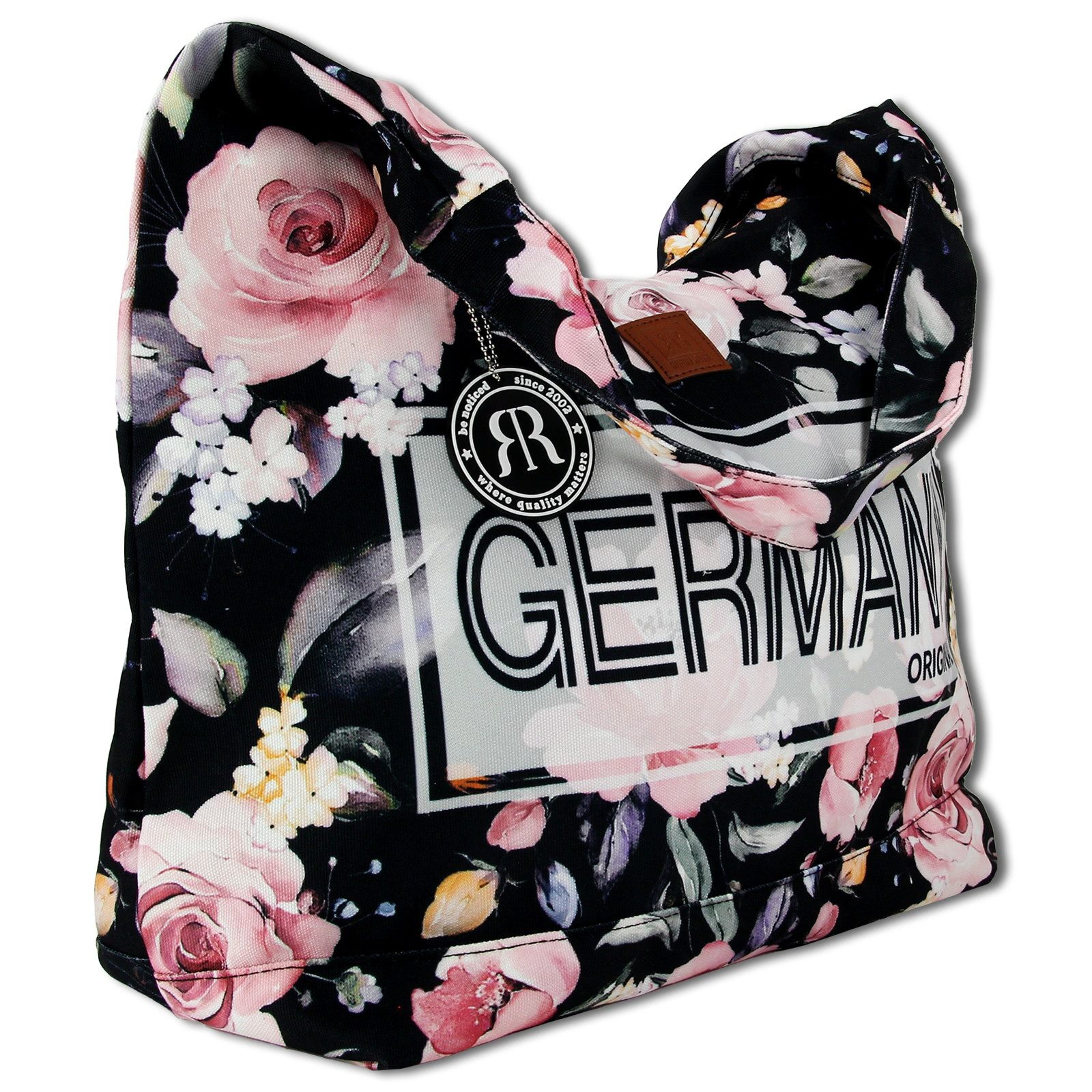 Robin Ruth Schultertasche Robin Ruth Schultertasche Polyester (Schultertasche), Damen, Jugend Schultertasche Polyester, schwarz, rosa ca. 46cm x 31cm