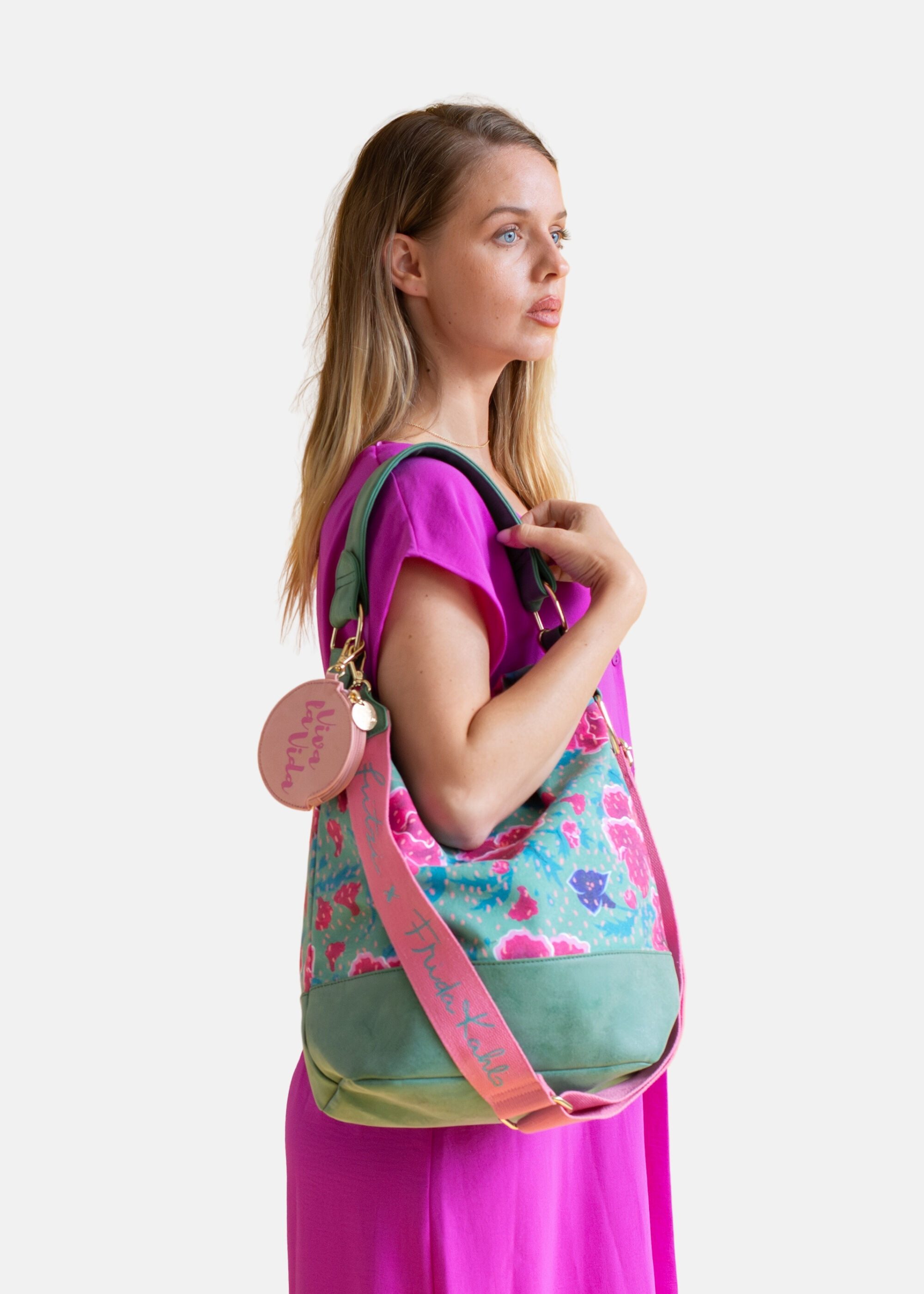 Fritzi aus Preußen Umhängetasche Fritzi x Frida Kahlo (2-tlg), mit Blumenprint