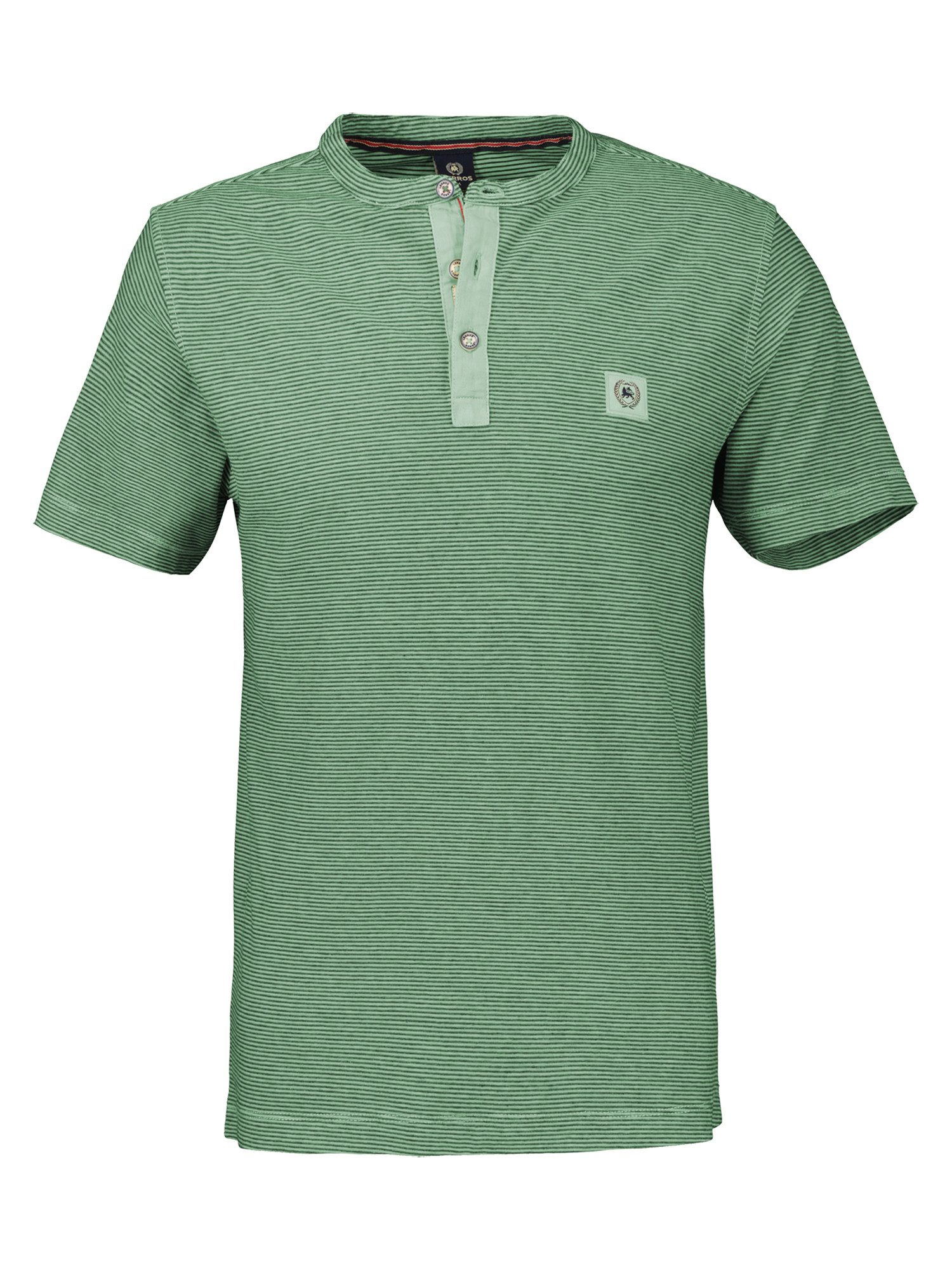LERROS Kurzarmshirt mit Logostickerei an der günstig online kaufen
