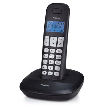 Profoon DECT-Telefon Set mit 3 Mobilteilen und Ladeschale Schnurloses DECT-Telefon (Mobilteile: 3)