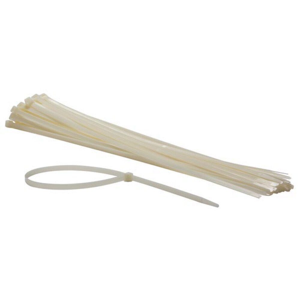 PEREL Kabelbinder NYLON-KABELBINDER-SET - 8.8 mm x 610 mm - weiß (50-tlg) (1-St)