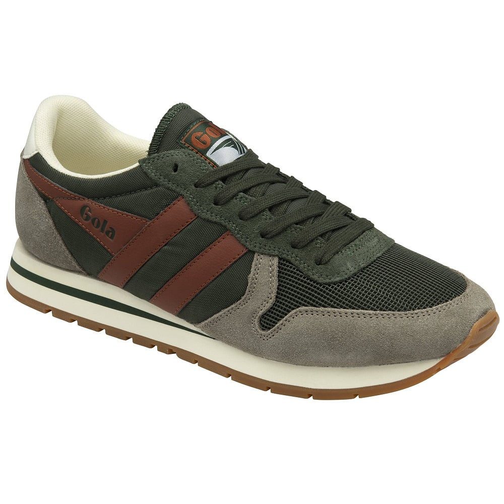 Gola Daytona 2025 khakigrün/braun/rostrot Herren Sneaker