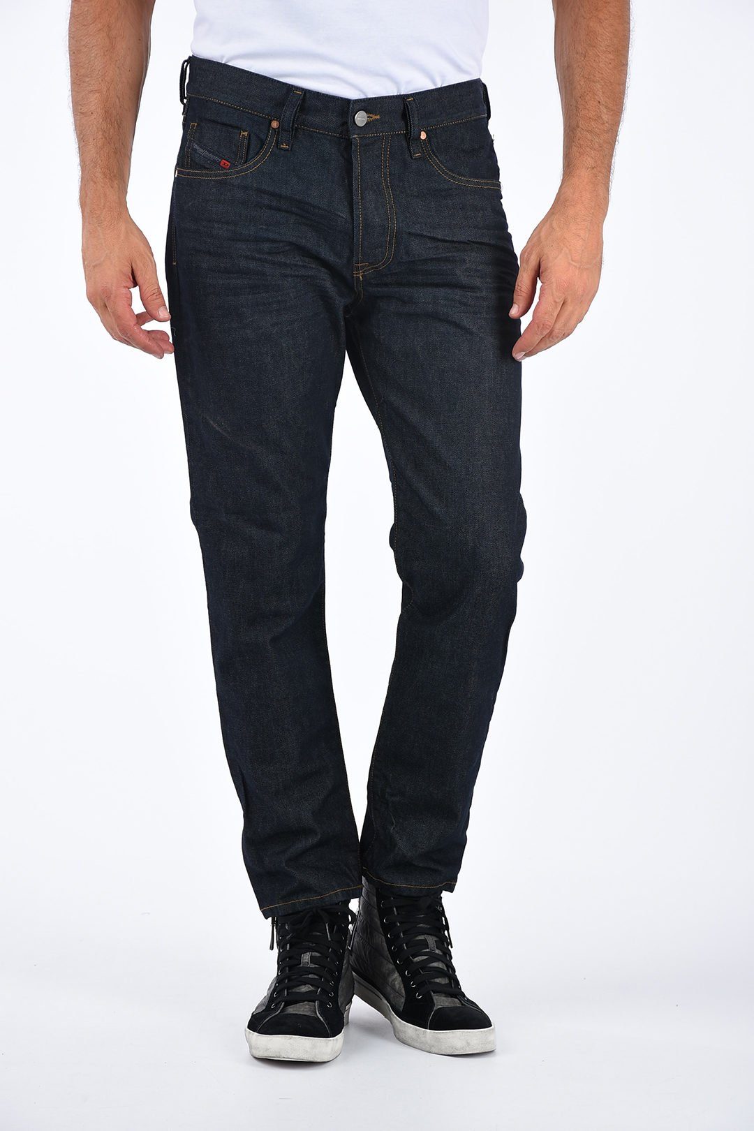 Diesel 5-Pocket-Jeans Diesel Herren Jeans - MHARKY 0088Z Rinse Wash 5-Pocket-Style, ohne Stretch Anteil