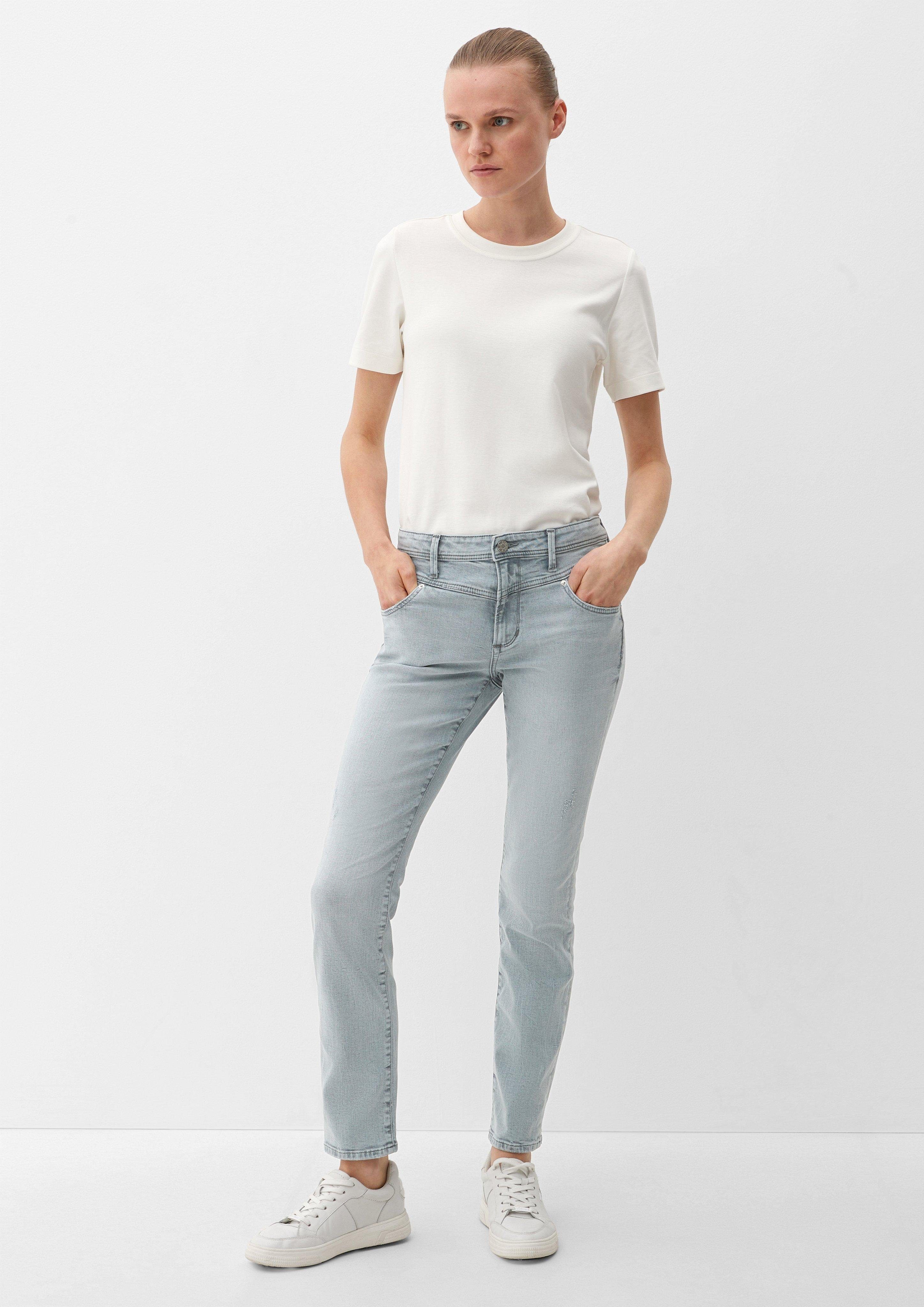 Waschung 5-Pocket-Jeans / Slim s.Oliver Leg Slim Mid Jeans Betsy / Rise Fit /