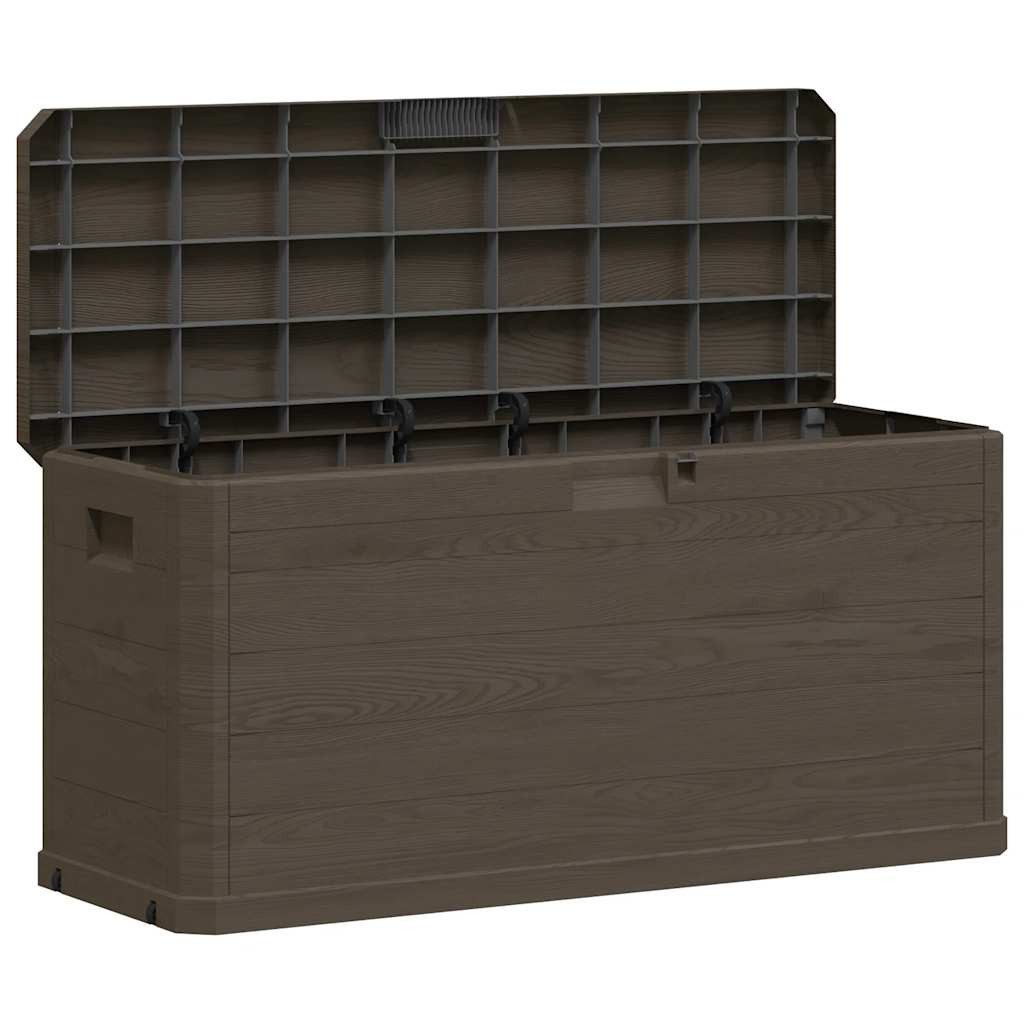 vidaXL Gartenbox Garten-Aufbewahrungsbox 280 L Braun