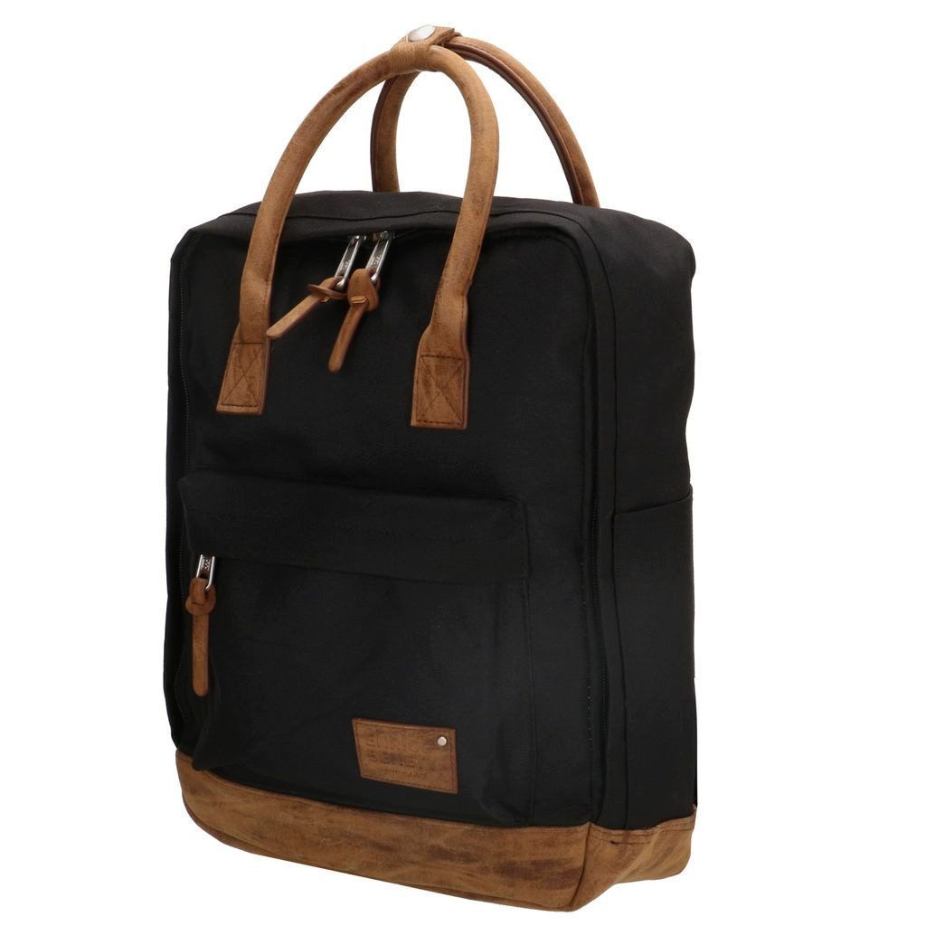 Enrico Benetti Freizeitrucksack Cityrucksack leicht für Damen und Herren (klein, mit Laptopfach), mit Lederimitat Applikationen, in tollen Farben