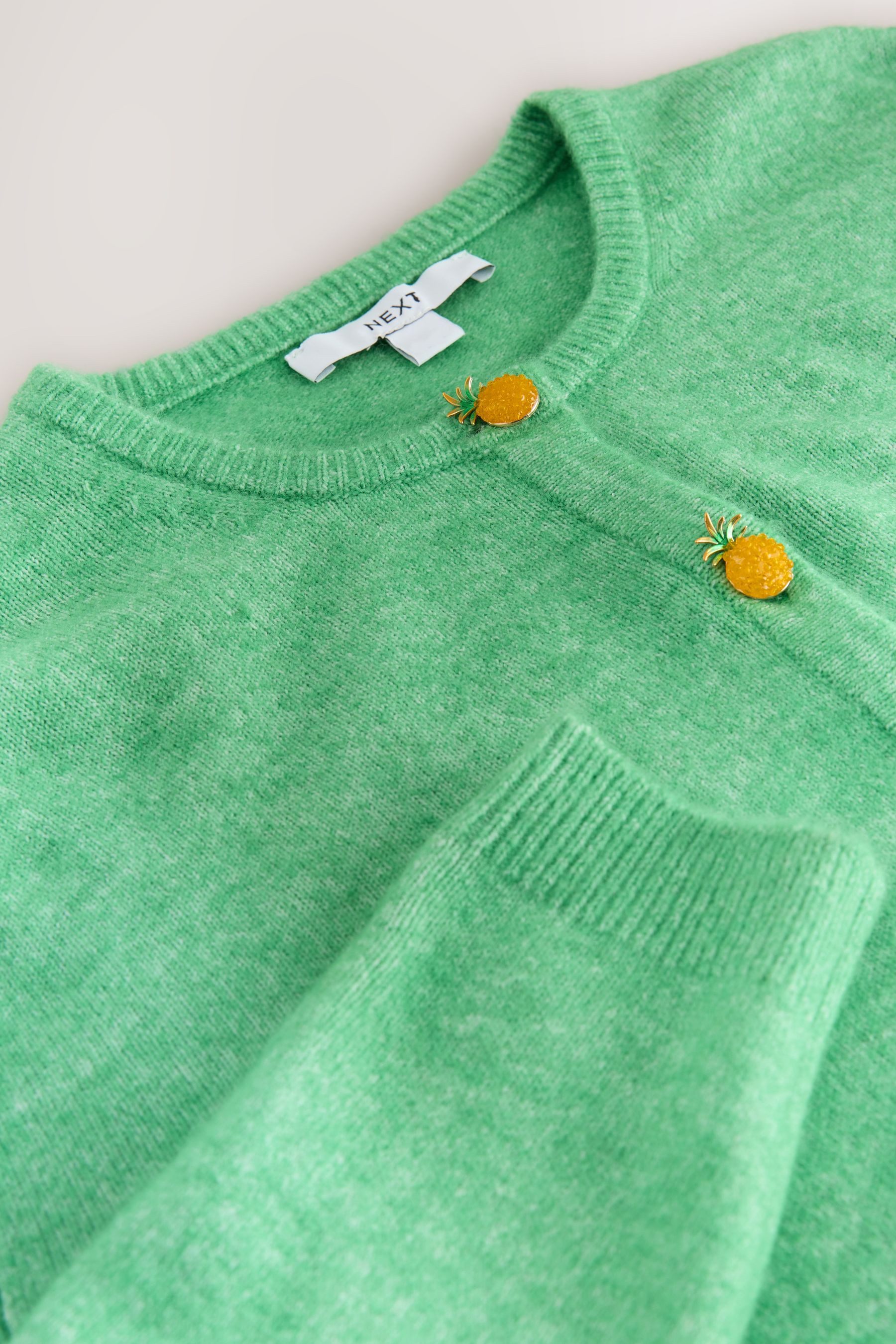 Next Cardigan Strickjacke mit Rundhalsausschnitt, Snoopy (1-tlg)