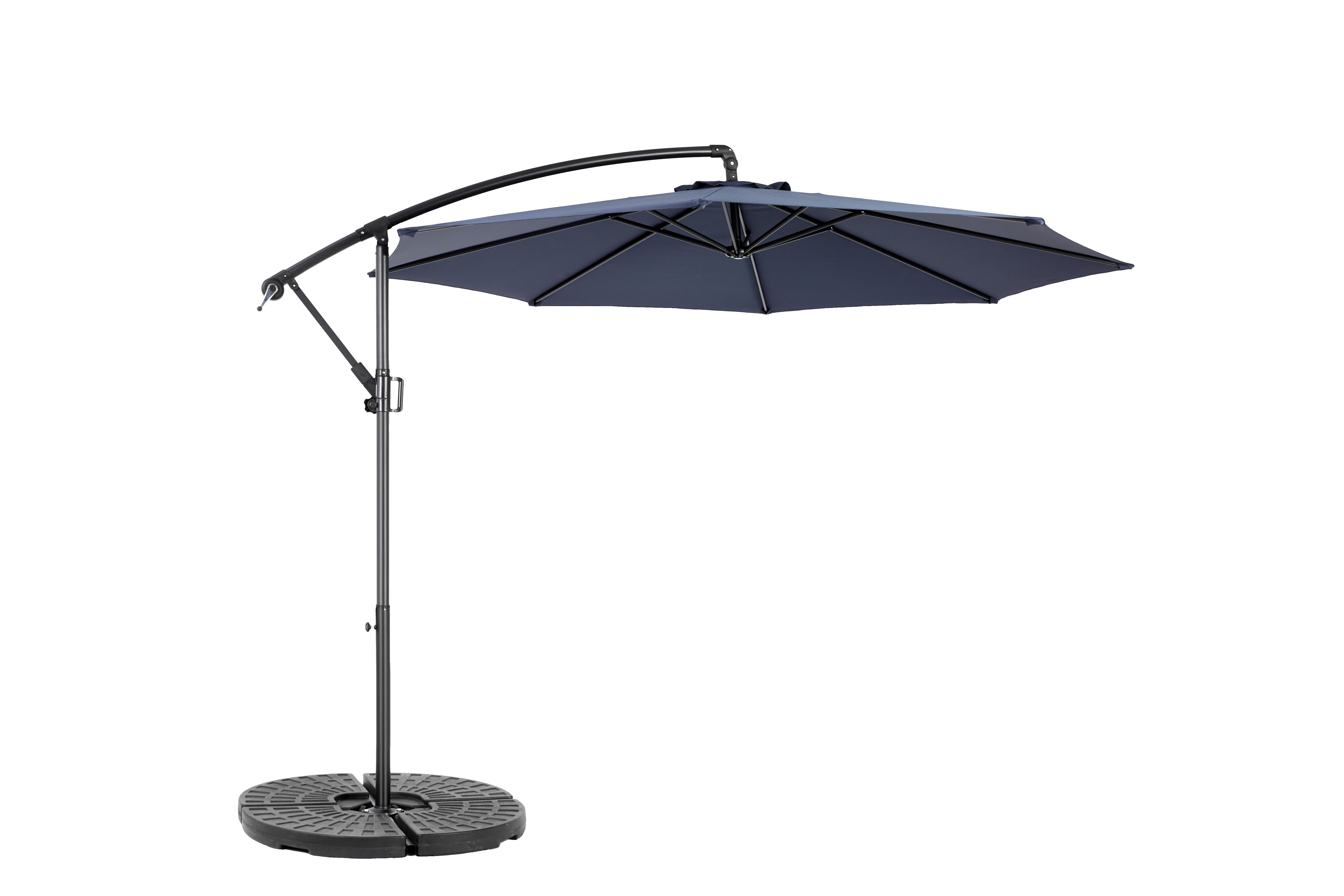 Balkonschirm Sonnenschirm Regenschirm Strandschirm Groß Outdoor Kurbel mehrfarbig