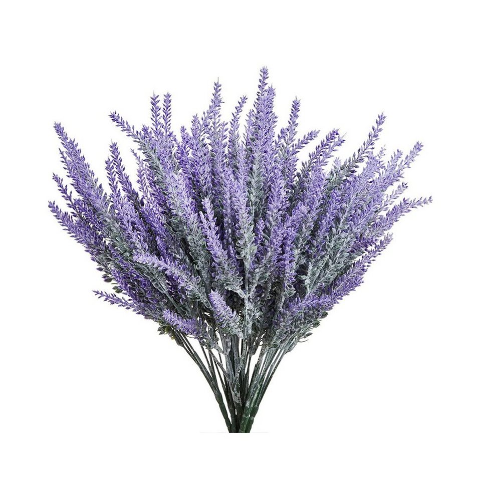 Künstliche Zimmerpflanze 12 Bündel künstliche Blumen Lavendel Künstliche  Zimmerpflanze Blumen, GelldG