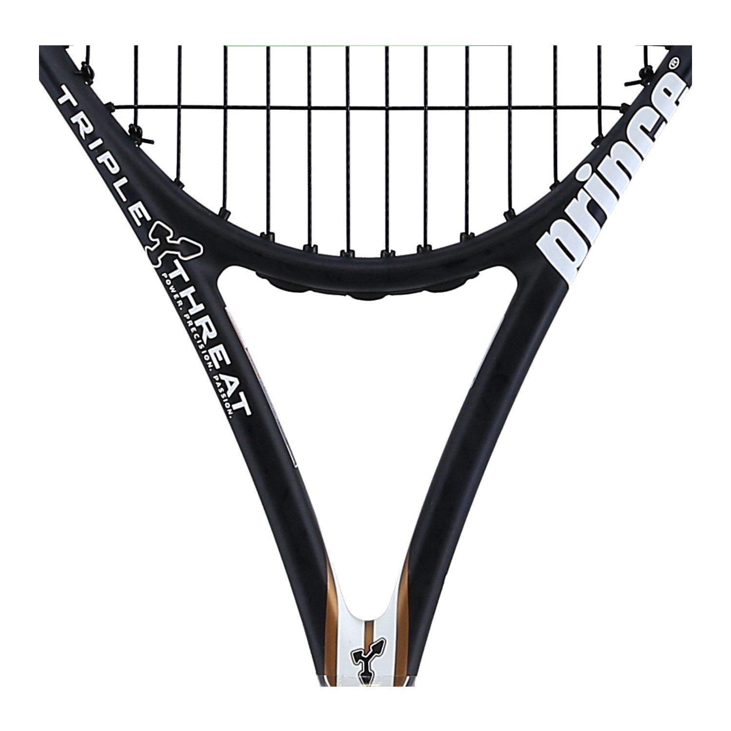 Prince Tennisschläger Bandit 110in/255g/Komfort schwarz/weiss - besaitet