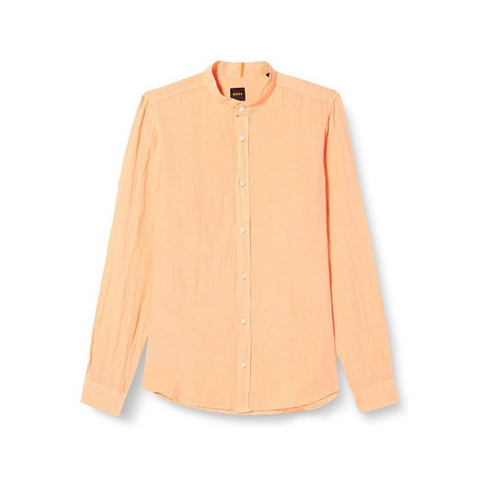 HUGO Langarmhemd orange (1-tlg)