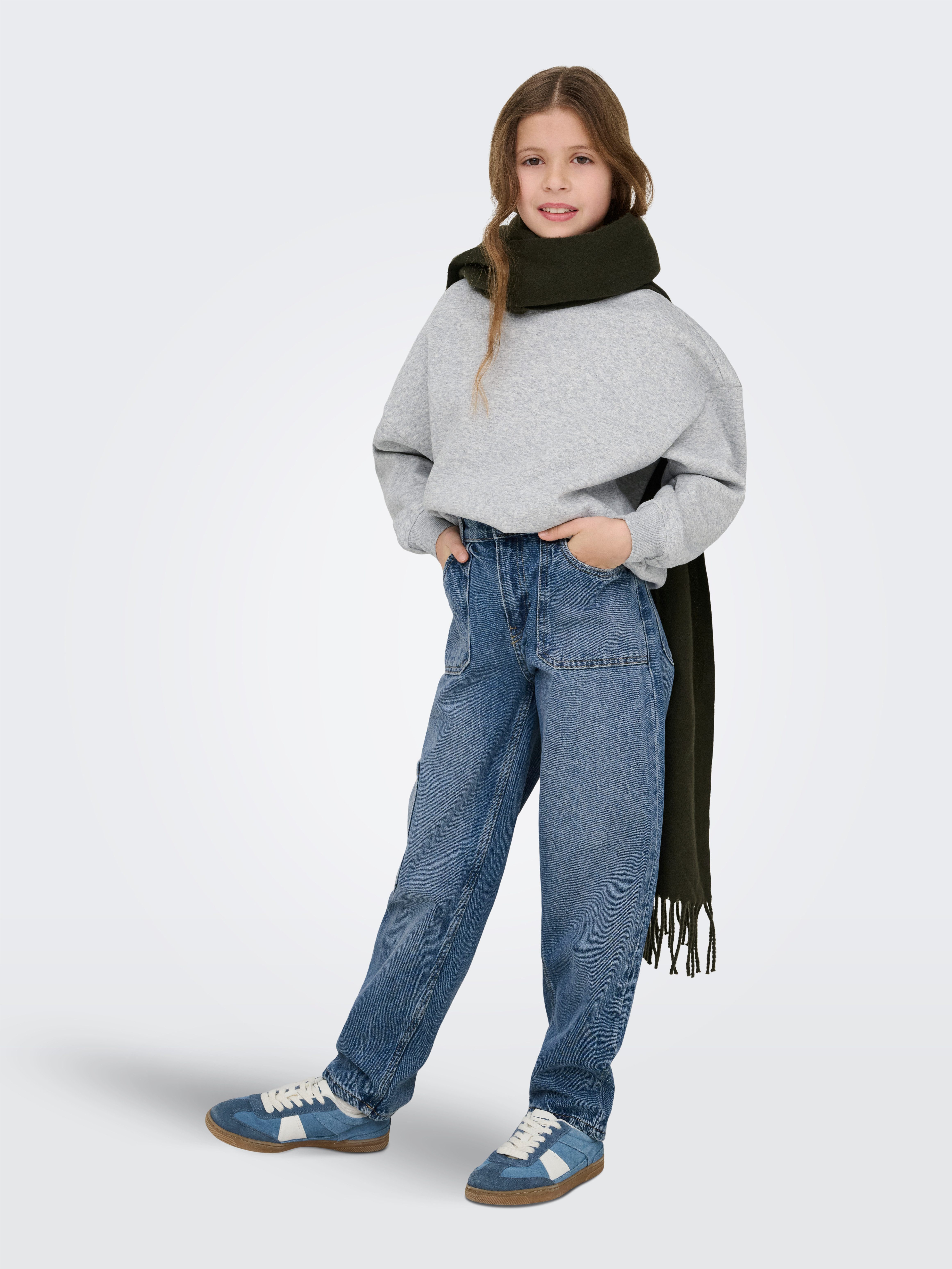 KIDS ONLY Sweatshirt KOGSWEAT L/S CREW OVERSIZE SWT NOOS – Bild 4 von 5