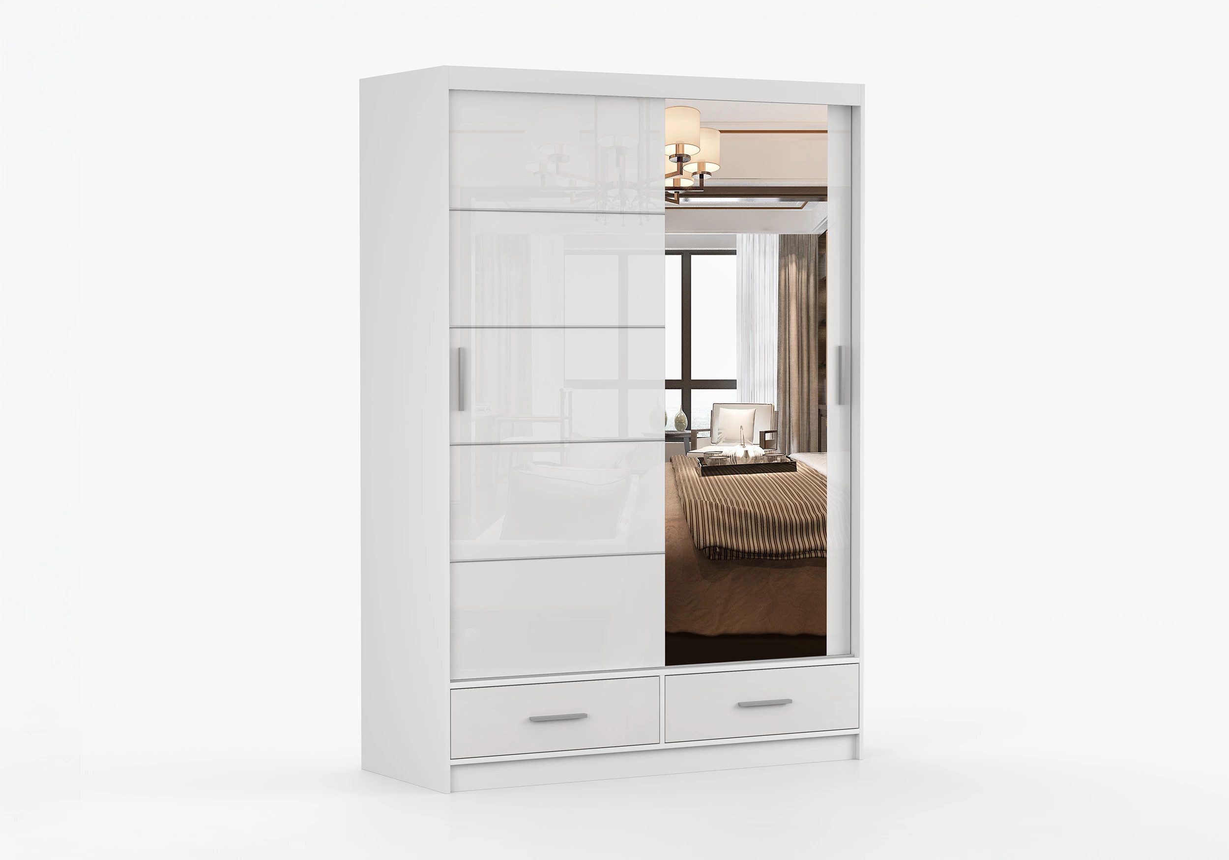 imoebel24 Schwebetürenschrank FLORENCE S 150 cm günstig online kaufen