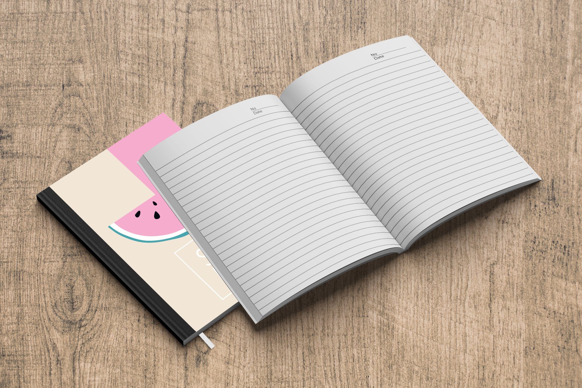 Seiten, Tagebuch, Pastell Wassermelone Notizbuch Journal, Merkzettel, A5, - MuchoWow - Notizheft, 98 Rosa, Haushaltsbuch