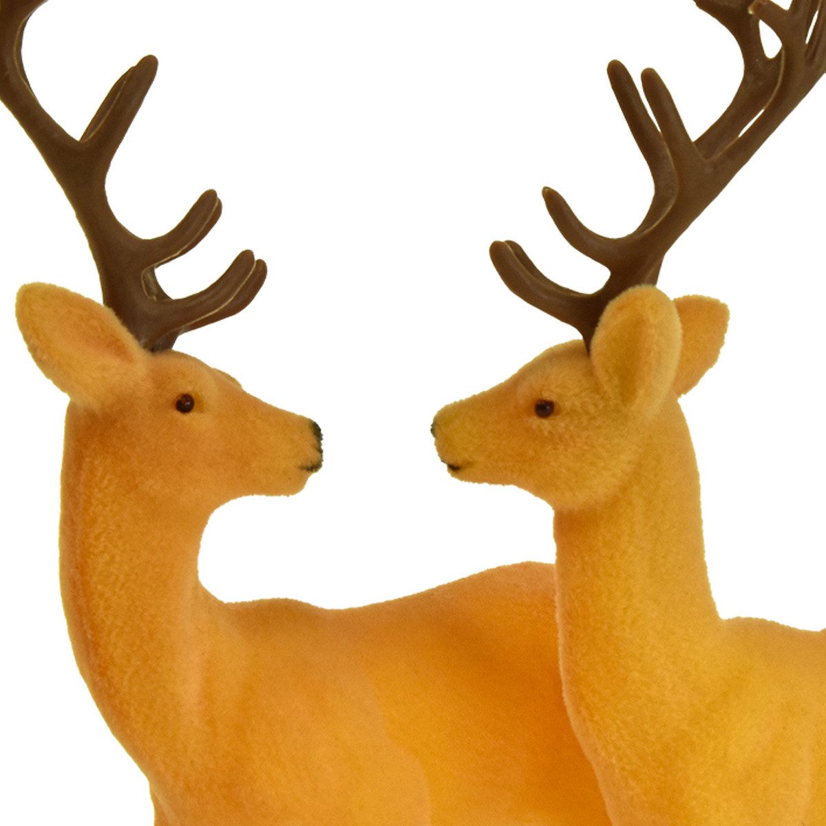 Viana Weihnachtsmann Elegante Hirsch-Dekofigur mit weichem Geweih für stilv günstig online kaufen