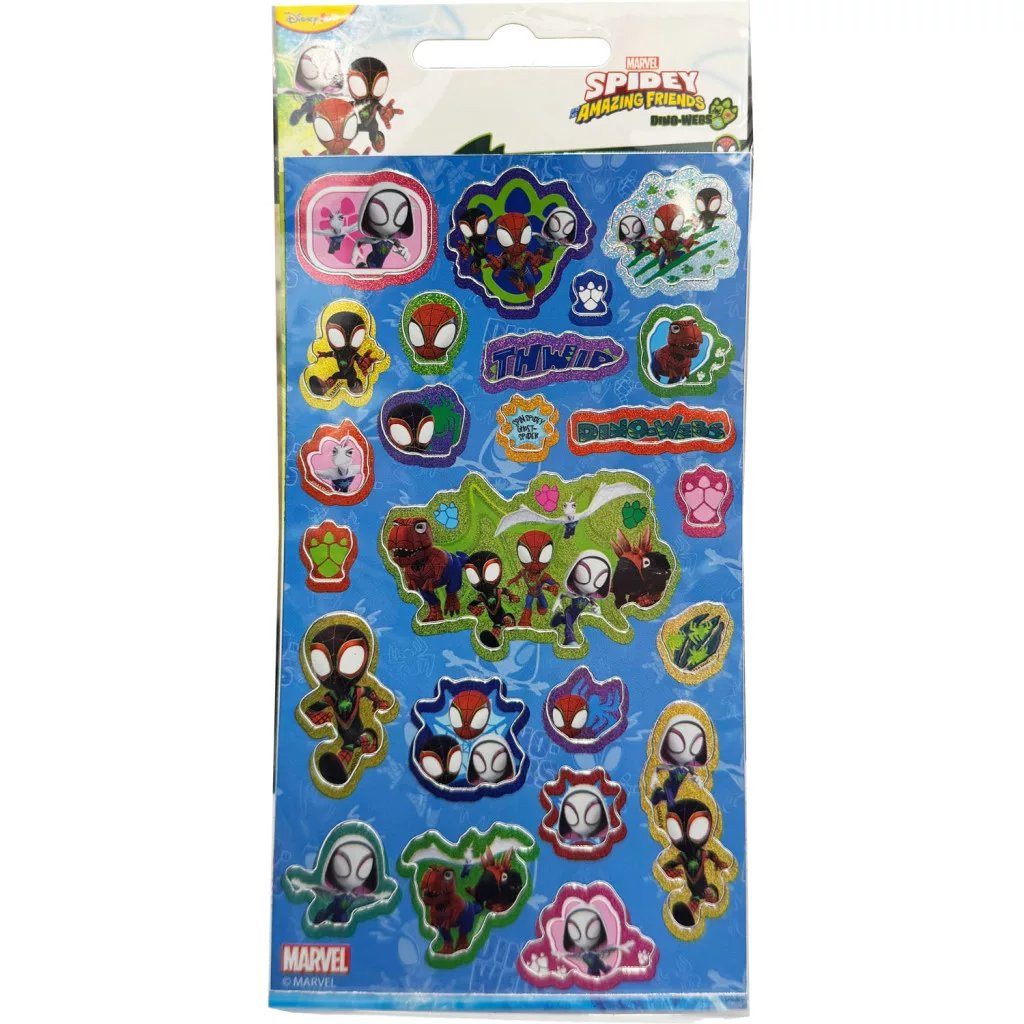 Spiderman Kreativset Marvel Spidey and His Amazing Friends Dino-Webs Hologramm-Aufkleberset