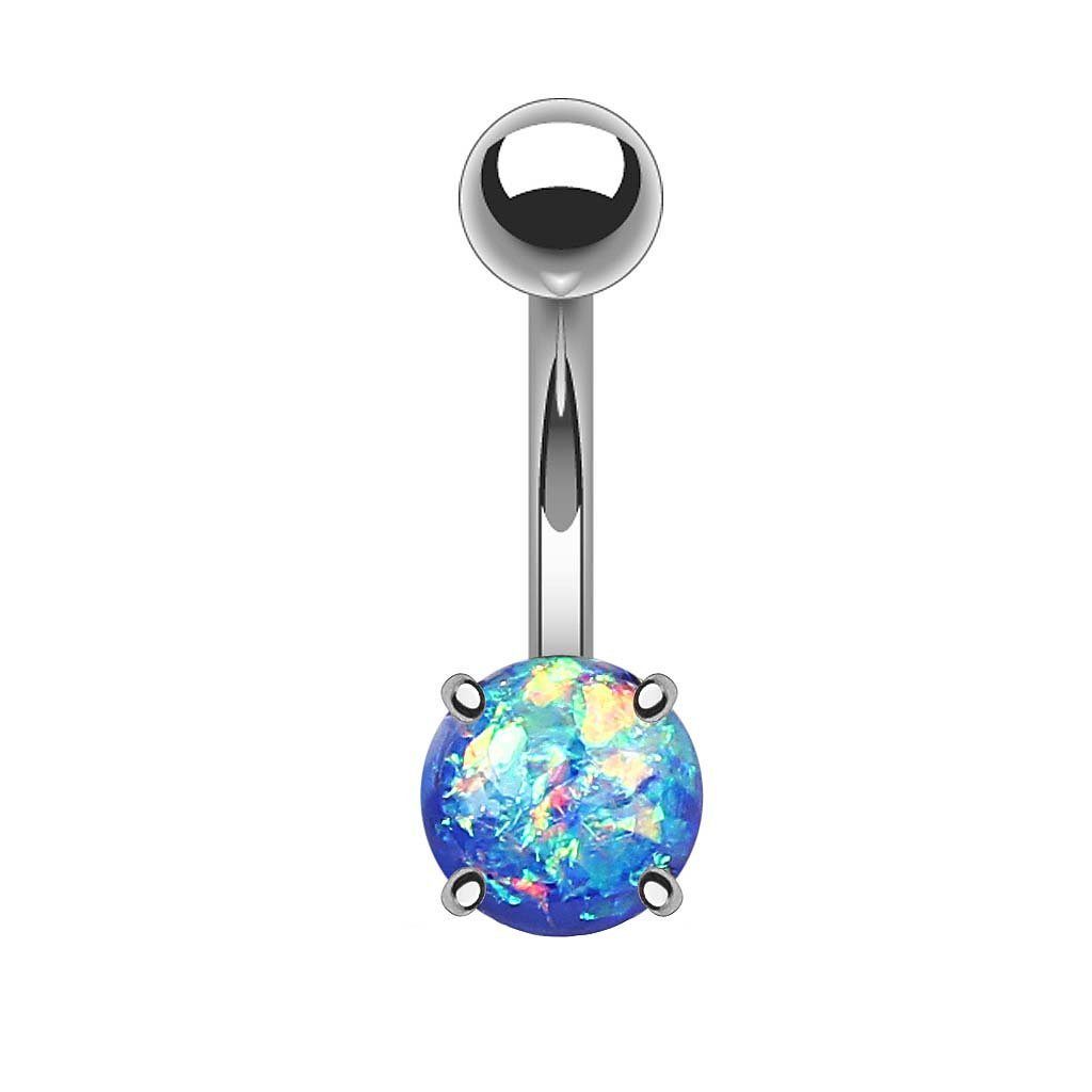 Bauchnabelpiercing Piercing Chirurgenstahl Glitter Opal