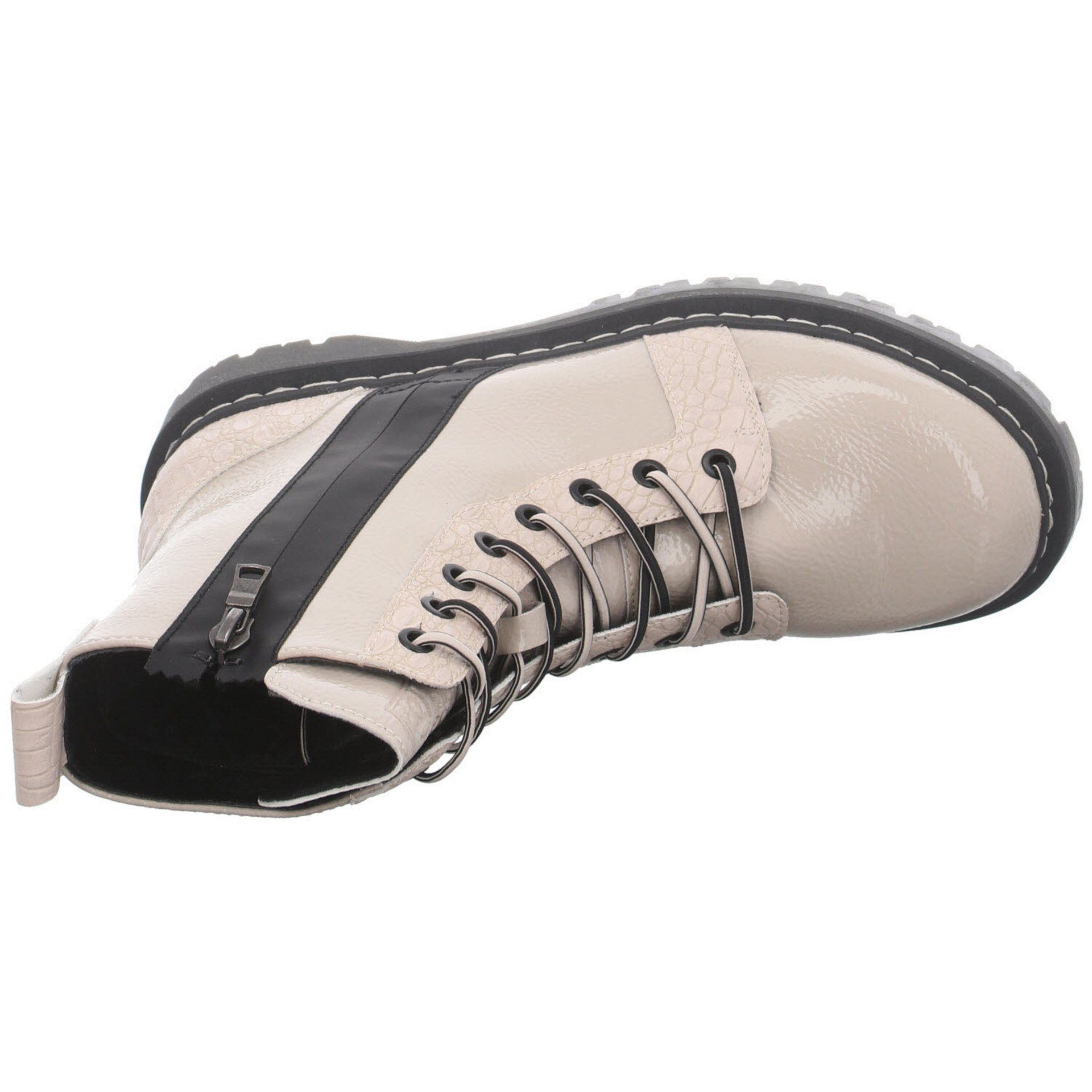 Damen Schuhe kombi-schwarz Freizeit Big Synthetik Stiefel Elegant beige bugatti Stiefel Boots